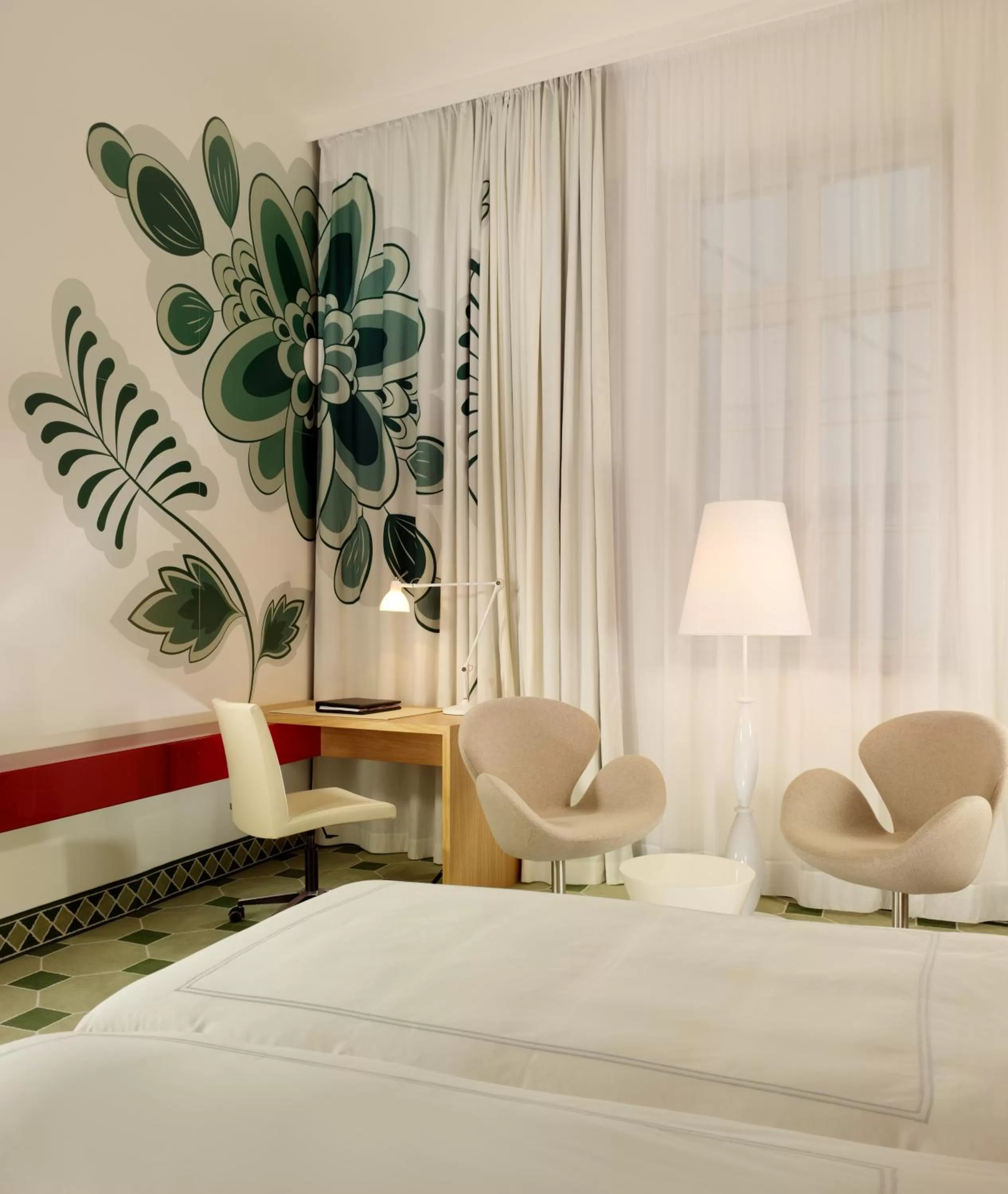 Bed in HYPERION Hotel Dresden Am Schloss