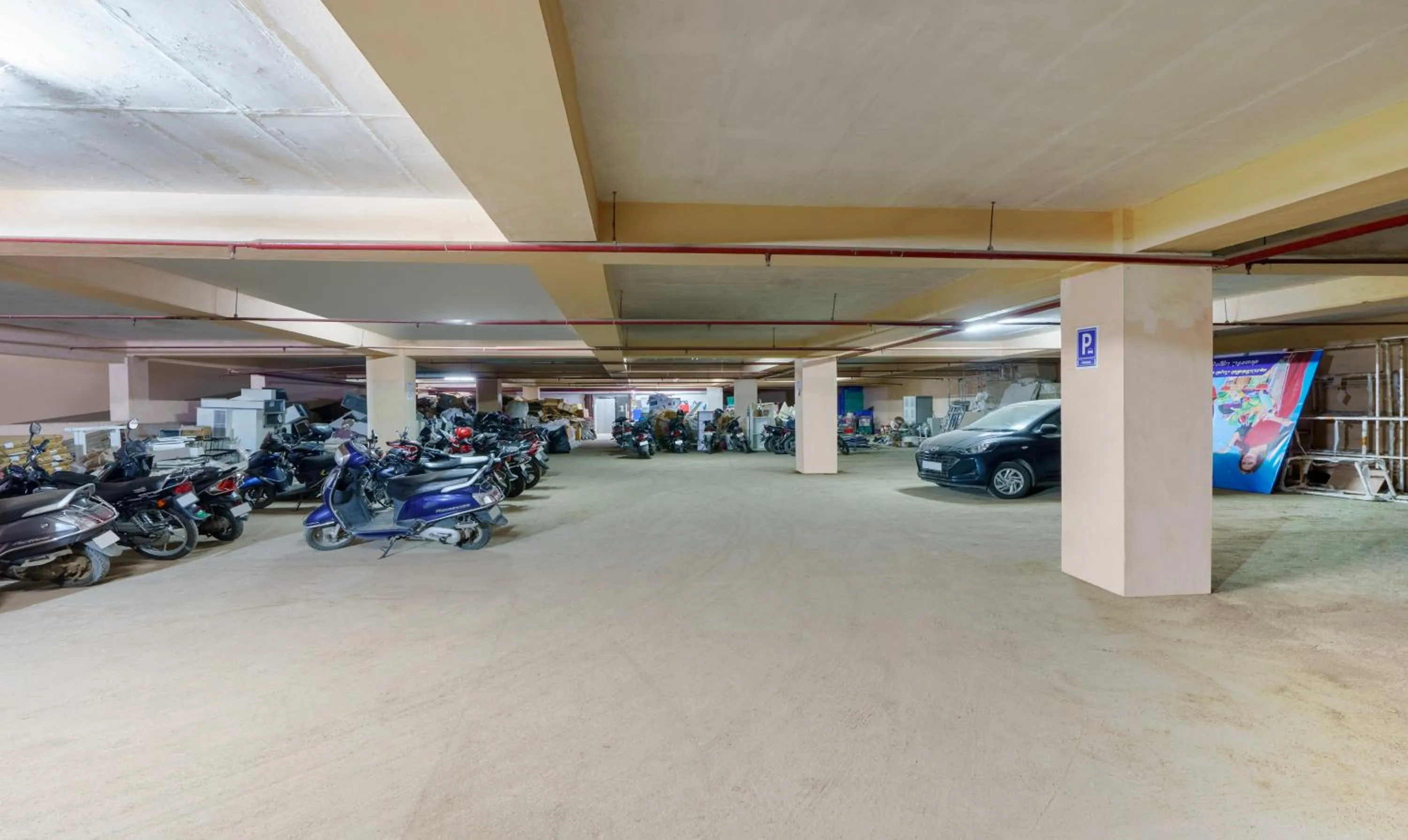 Parking in Treebo Trend D Grand