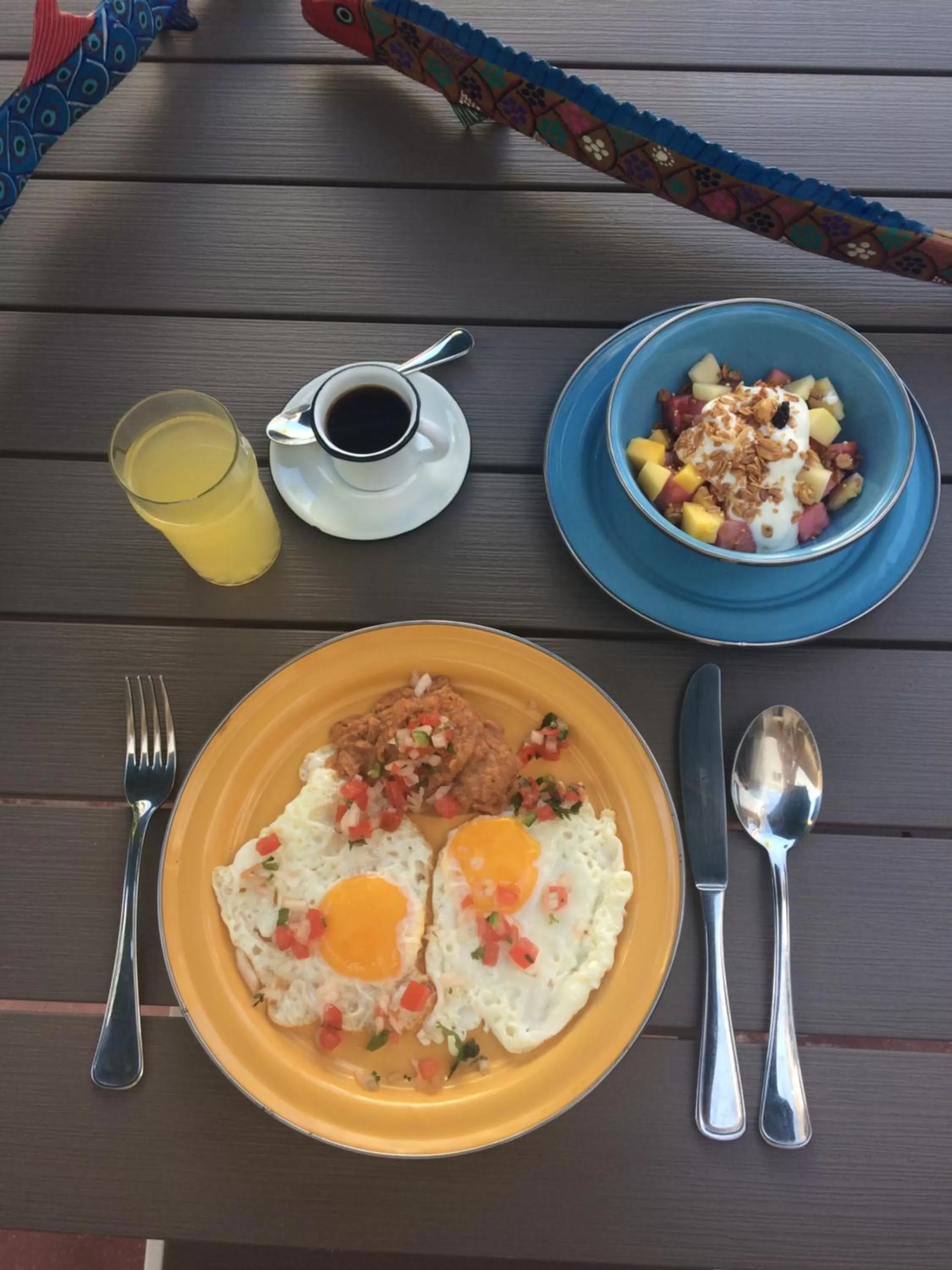 Food close-up in The Mantarraya Outpost