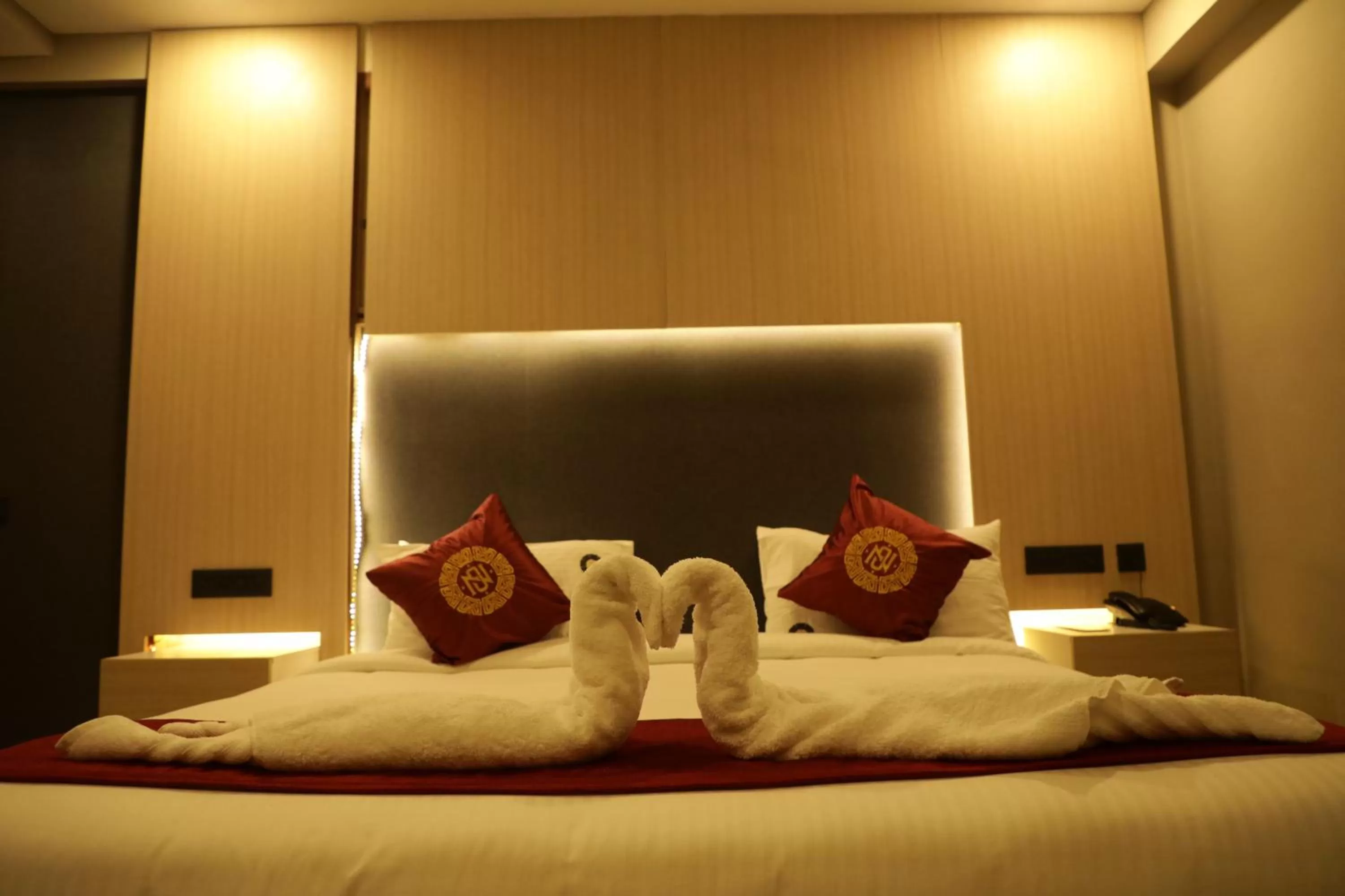 Bed in Noor jehan's Grand Noor