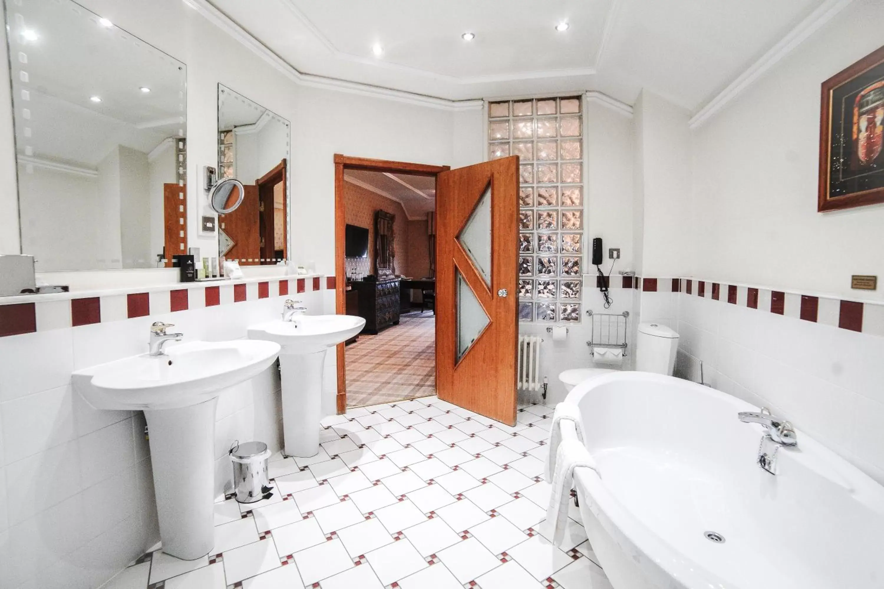 Bathroom in Hardwick Hall Hotel