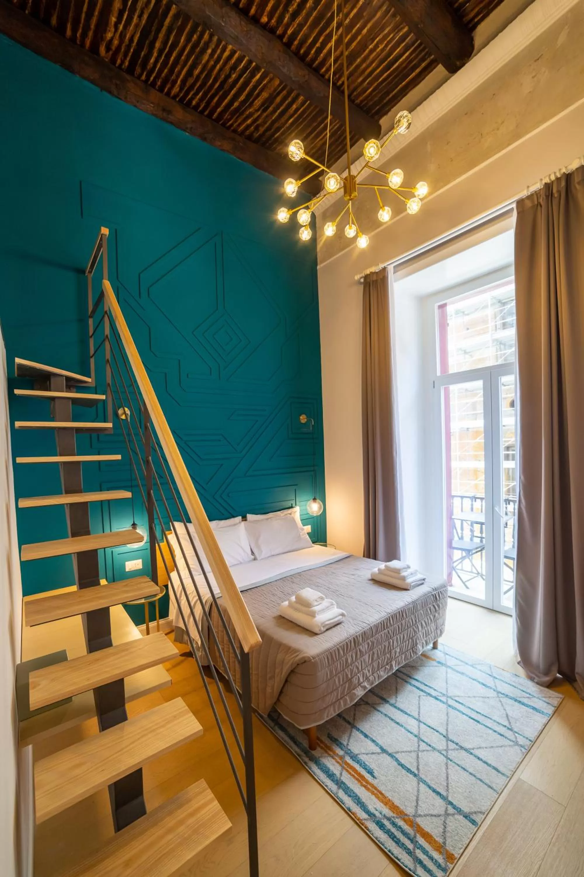 Photo of the whole room, Bed in The Duomo House by House In Naples