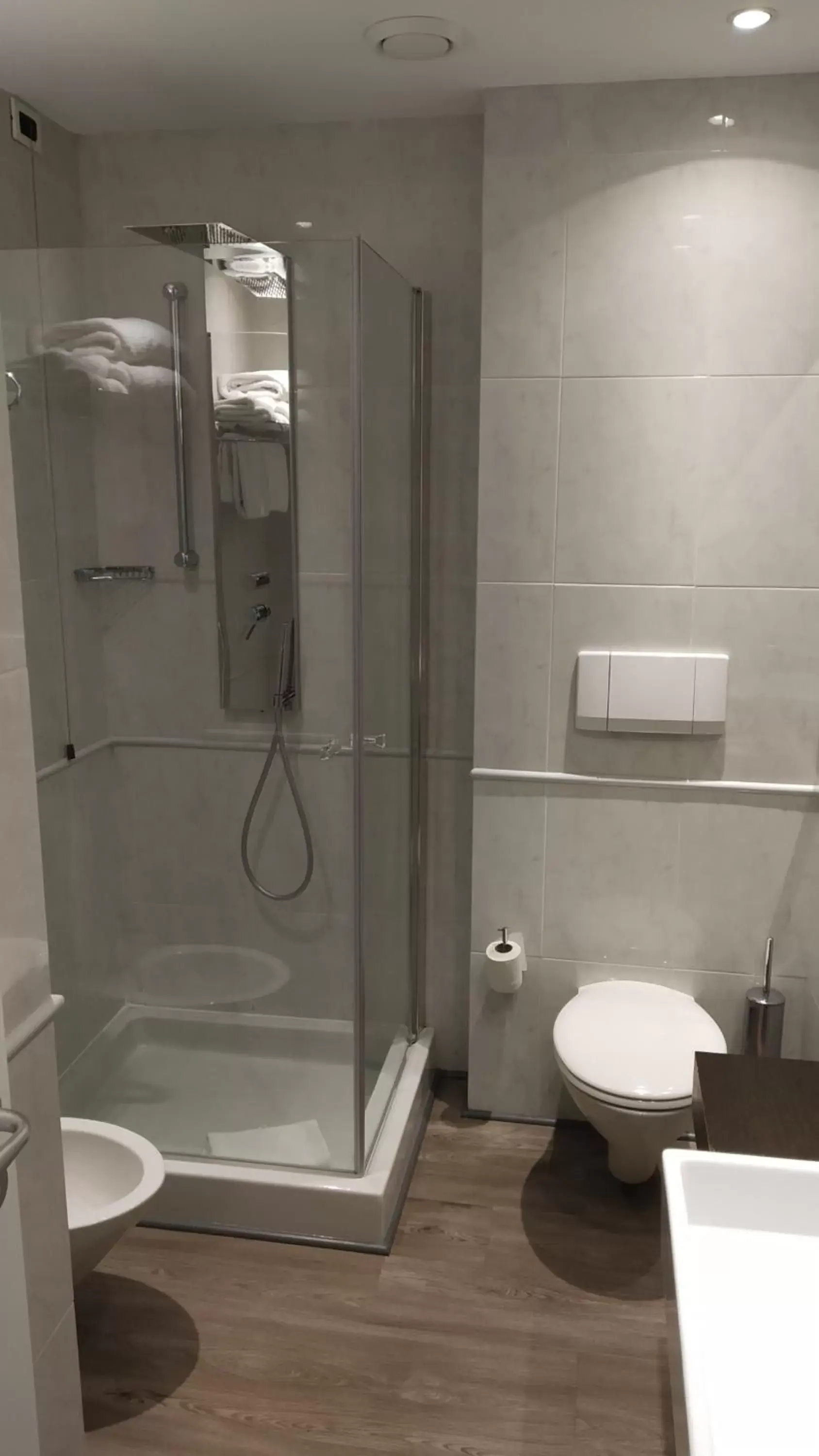 Shower, Bathroom in Hotel Minerva