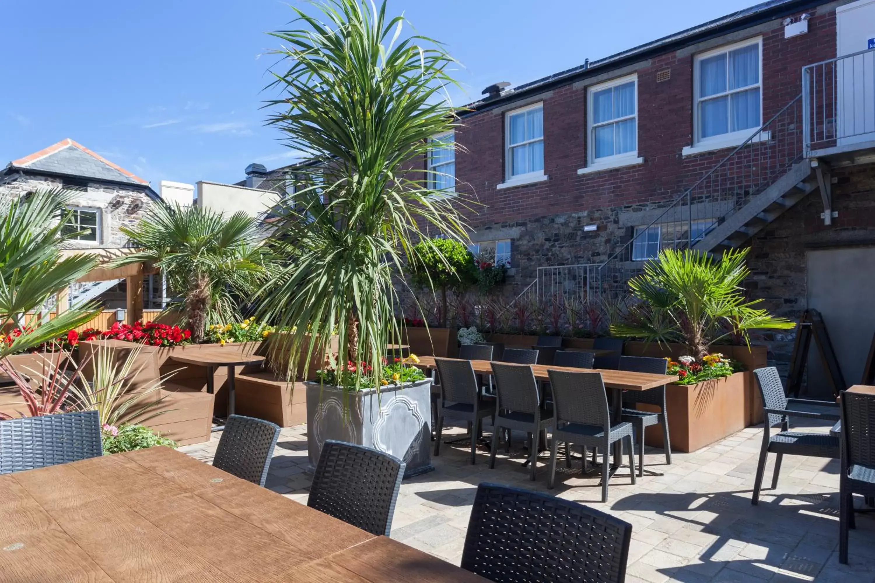 Balcony/Terrace in The White Hart Hotel Wetherspoon