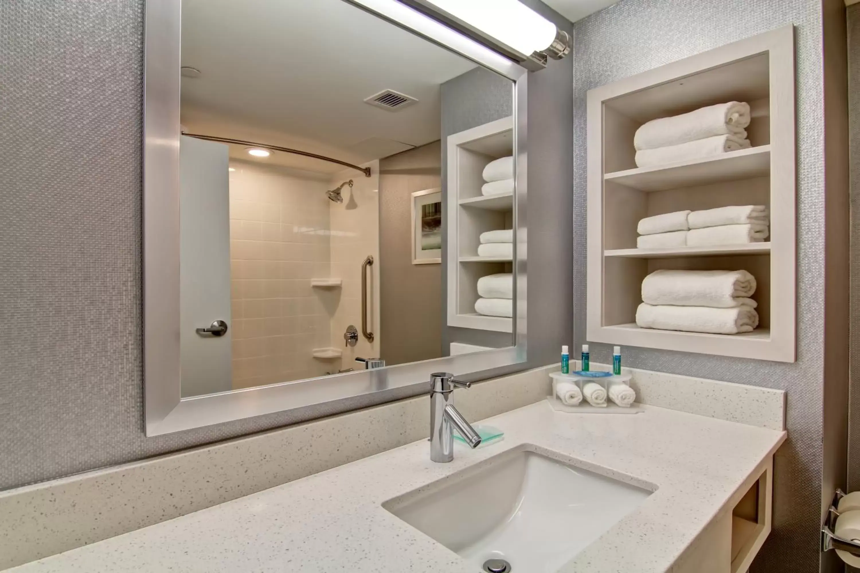 Bathroom in Holiday Inn Express & Suites Oshawa Downtown - Toronto Area, an IHG Hotel