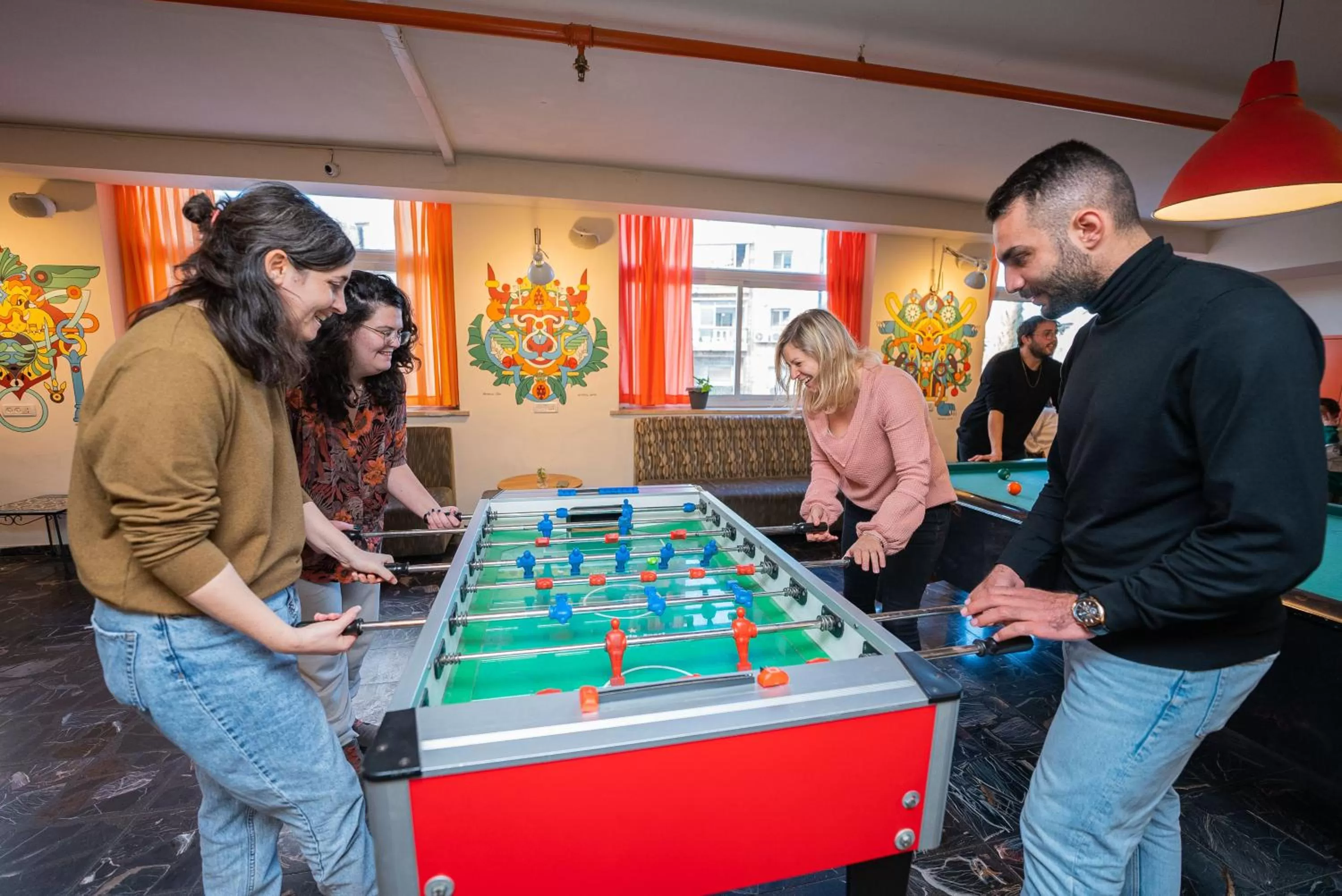 Communal lounge/ TV room in Abraham Jerusalem