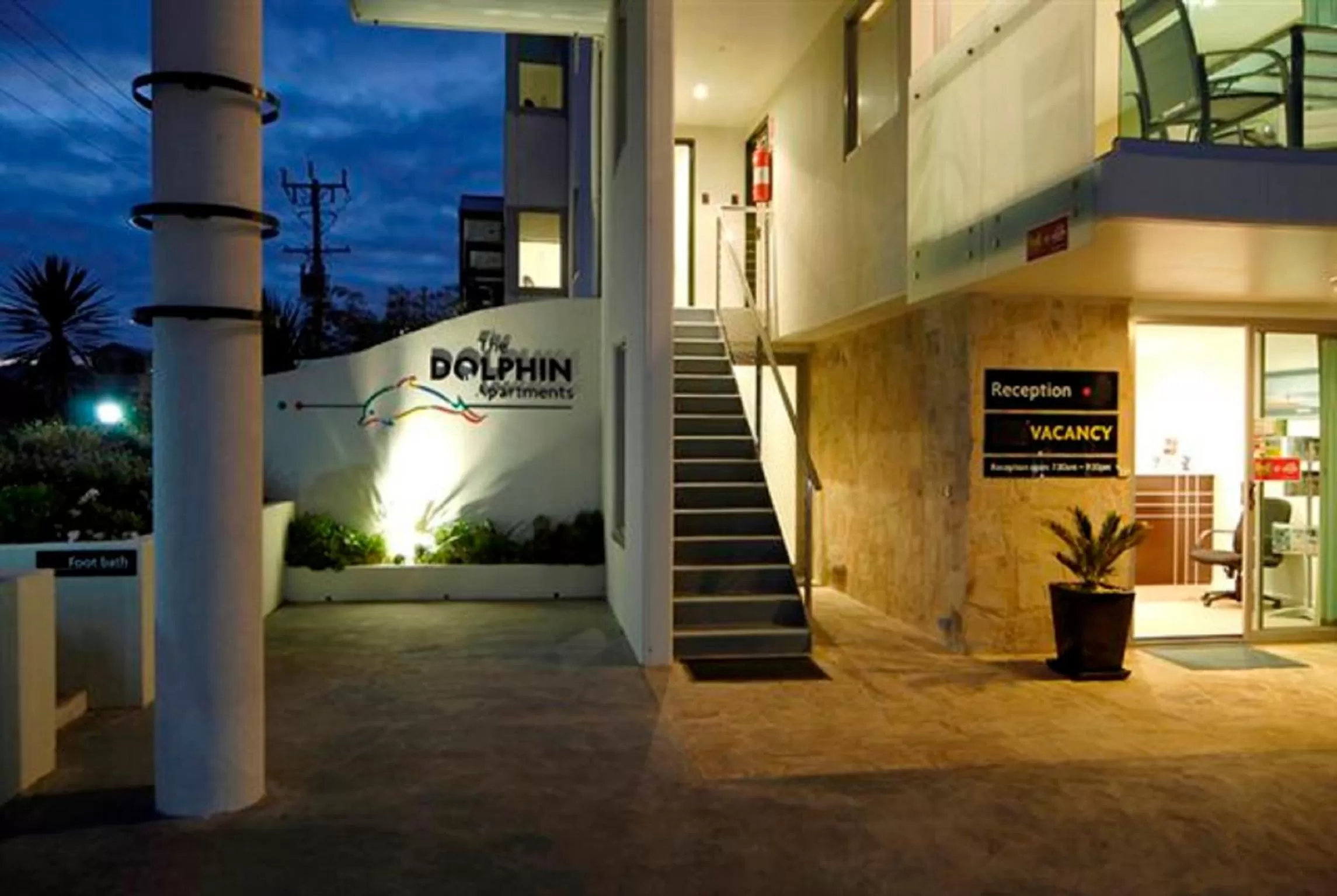 Facade/entrance in The Dolphin Apartments