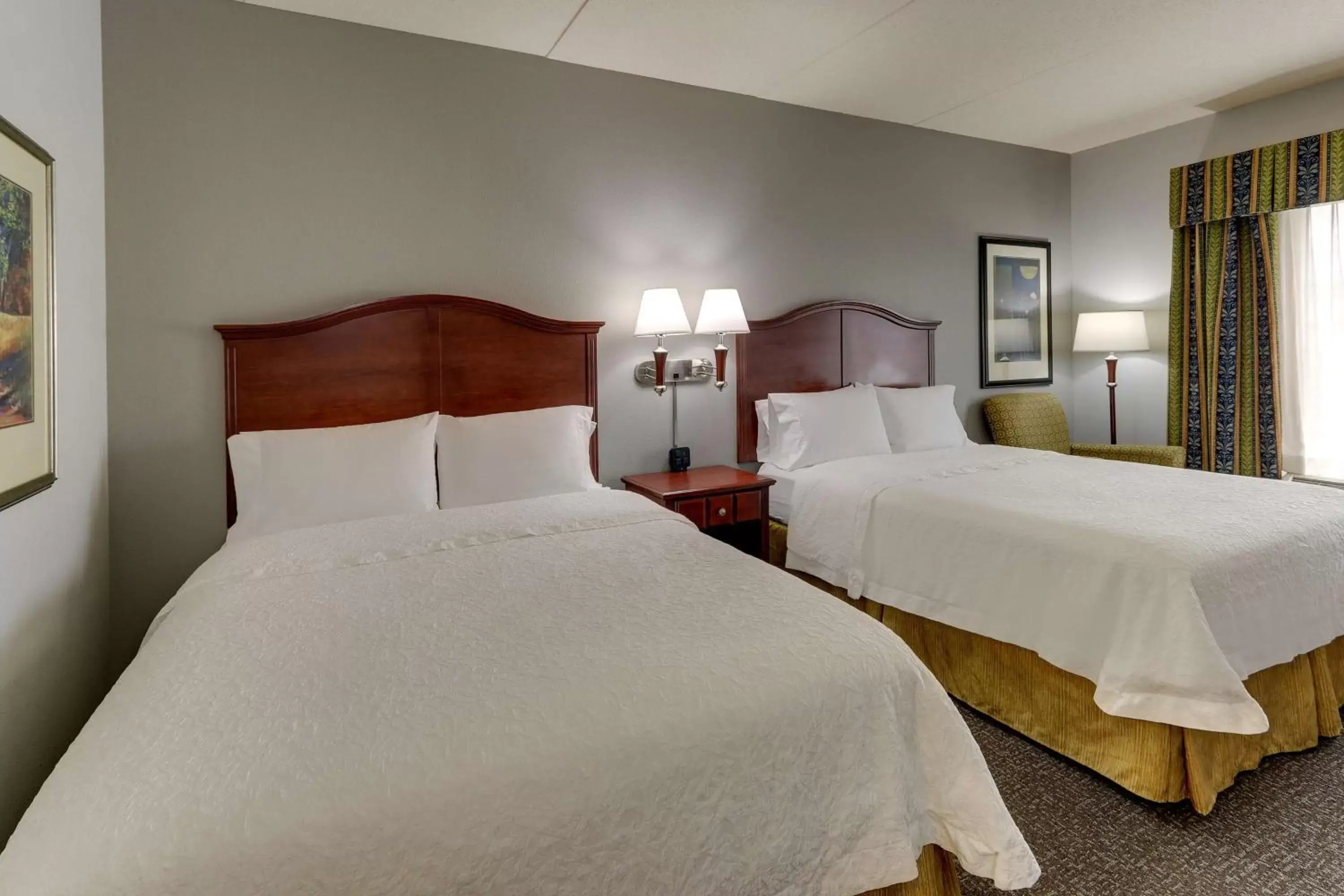 Room with Two Queen Beds - Non-Smoking in Hampton Inn & Suites Indianapolis-Airport Room with Two Queen Beds - Non-Smoking in Hampton Inn & Suites Indianapolis-Airport