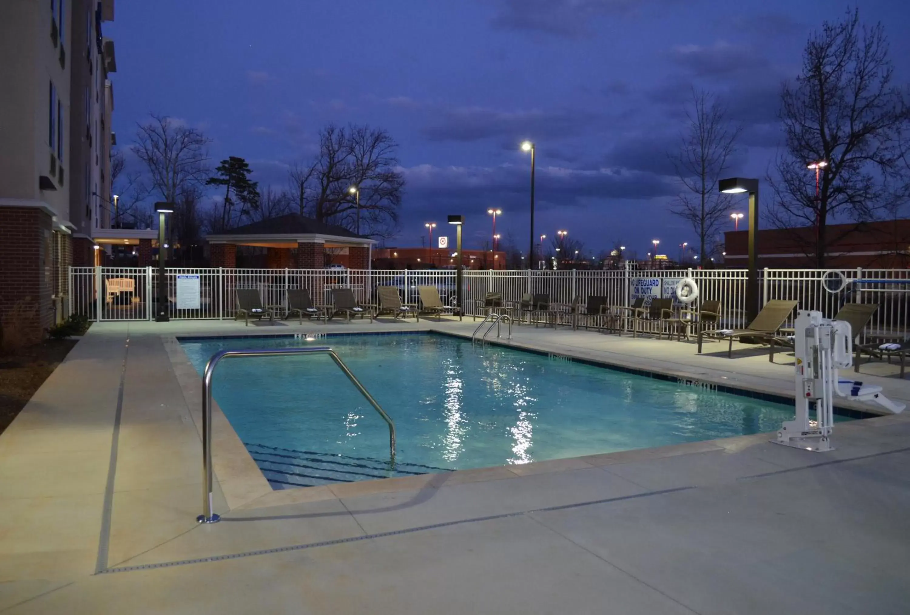 Swimming Pool in Candlewood Suites Greenville, an IHG Hotel