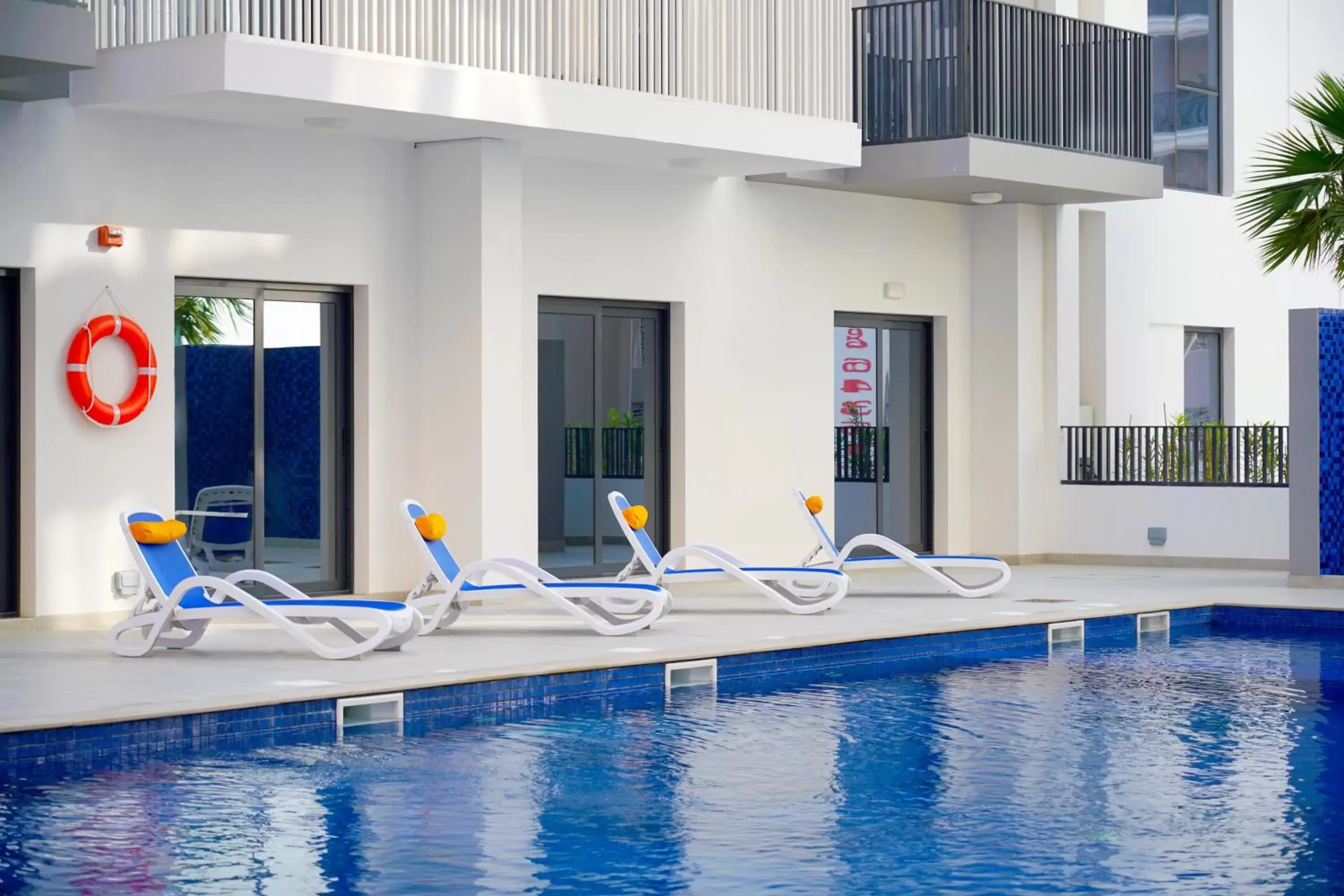 Swimming pool in YouCo coliving Dubai Swimming pool in YouCo coliving Dubai