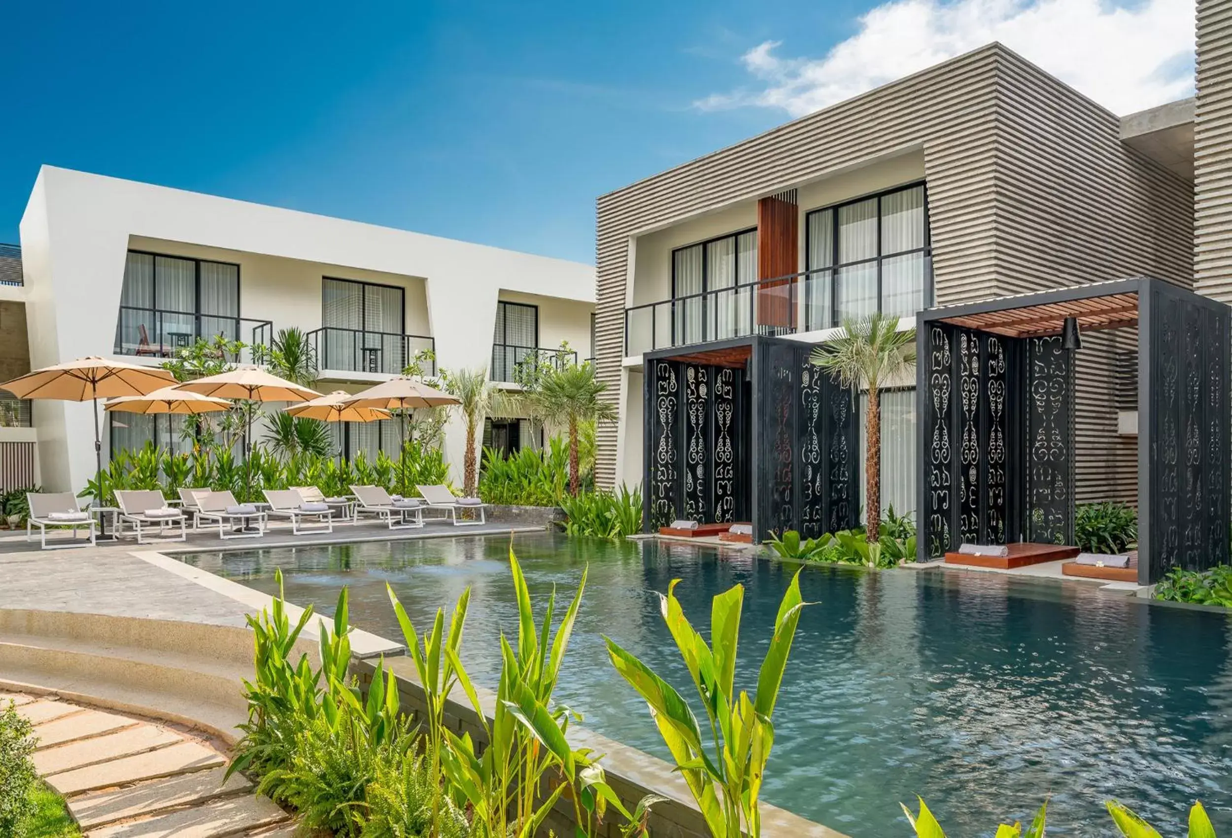 Pool view, Property Building in Metta Residence & Spa