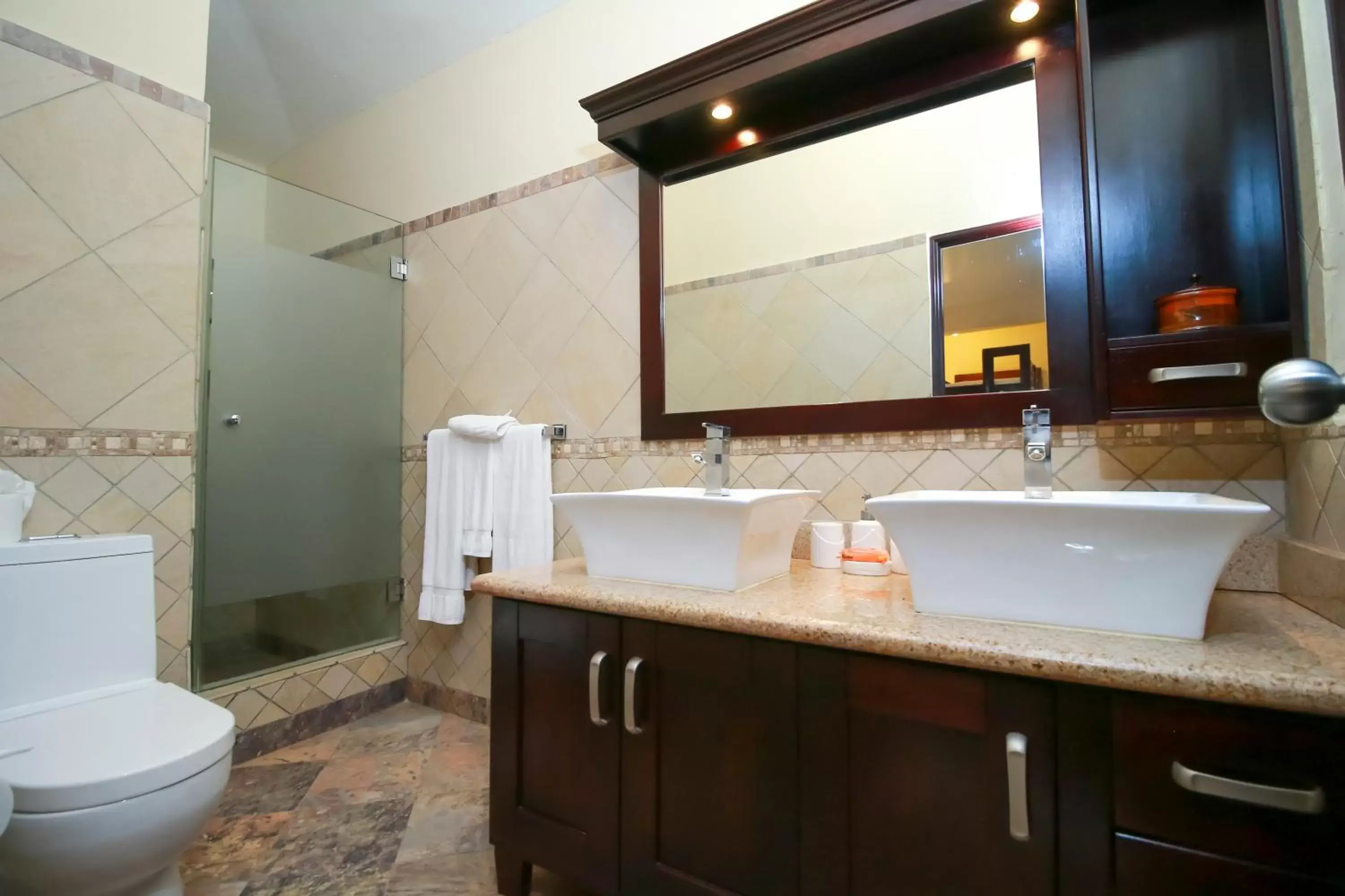 Bathroom in Cabarete Palm Beach Condos