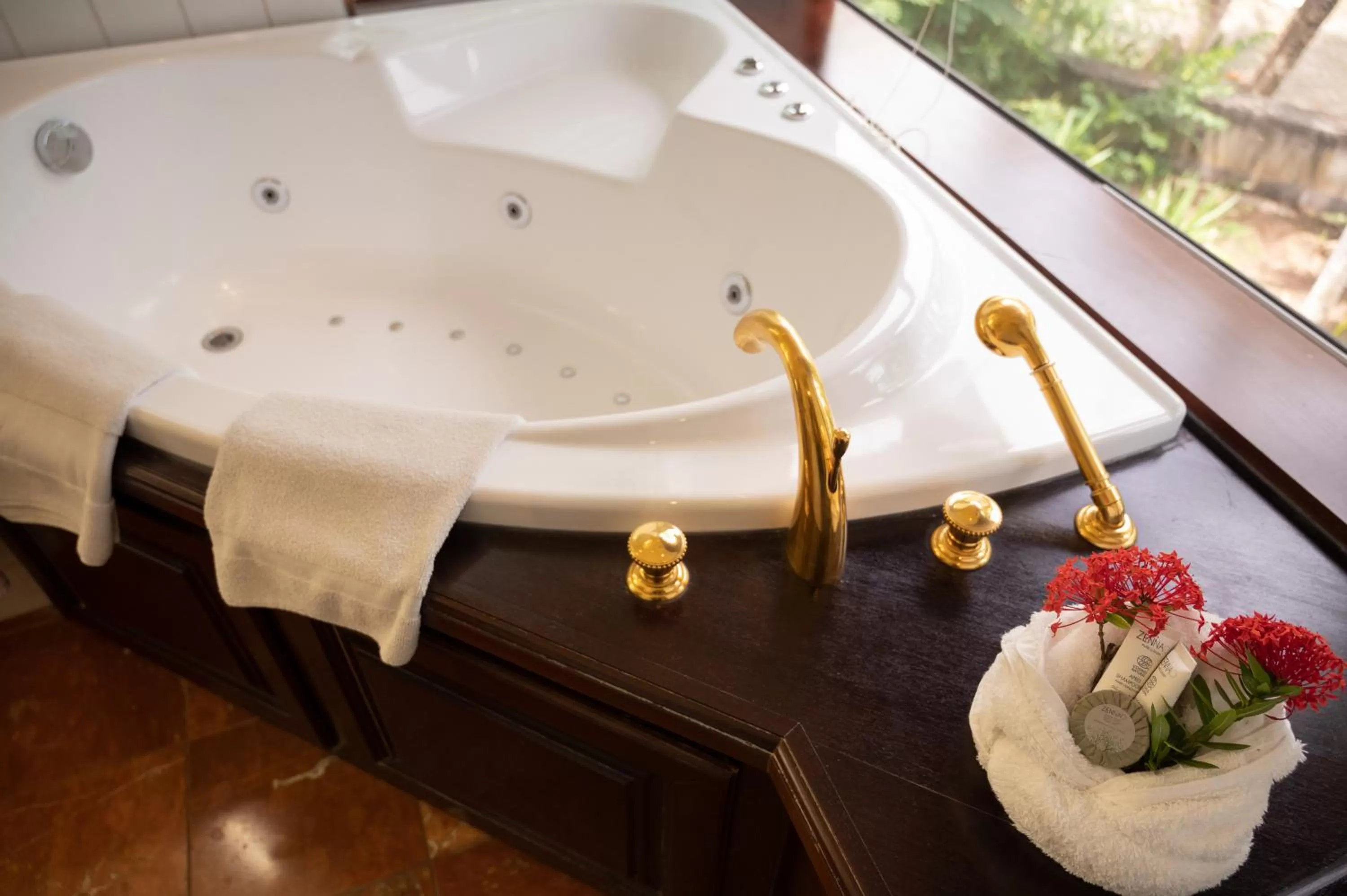 Hot Tub in Hotel Bakoua Martinique