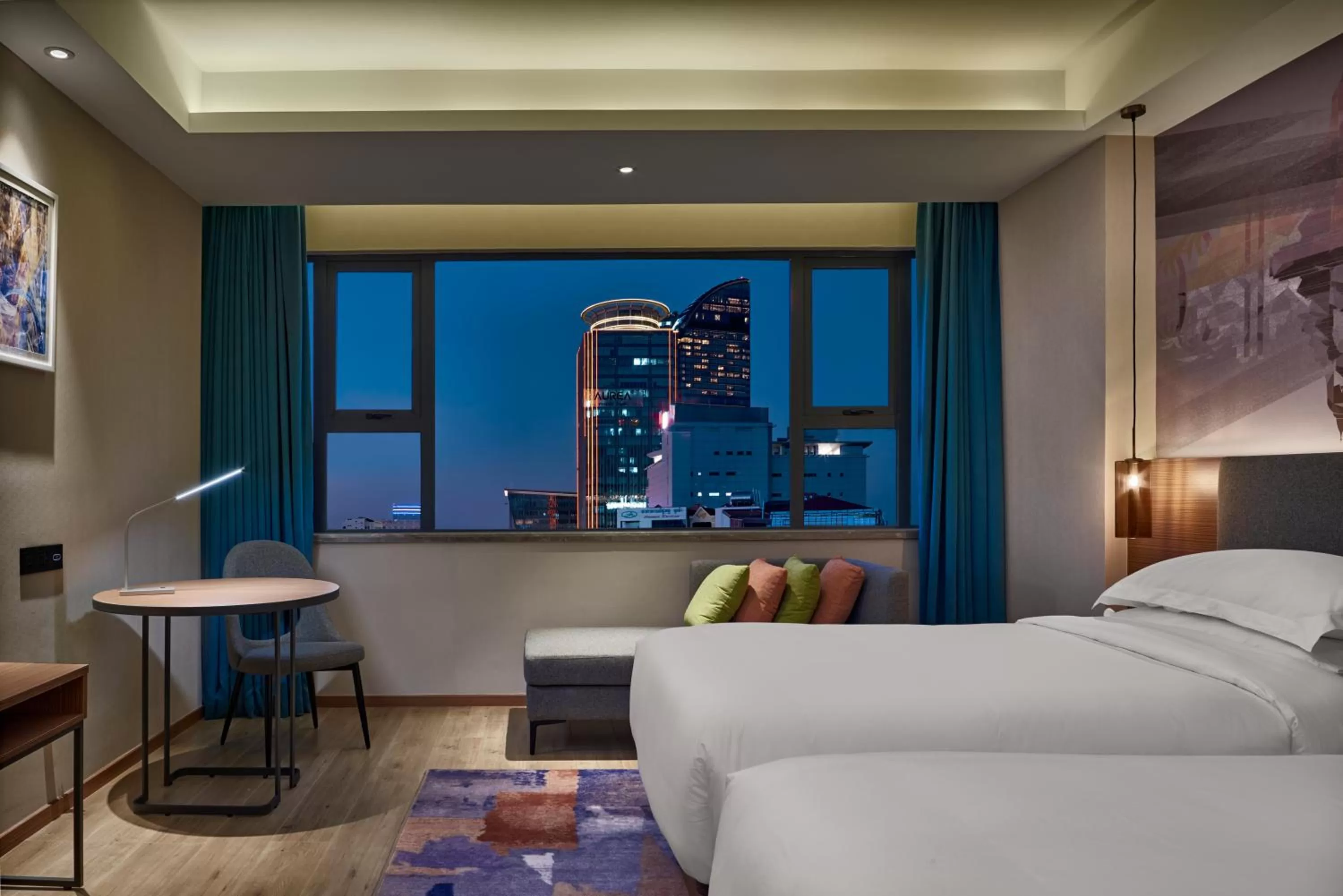 Bedroom in Aurea Central Hotel