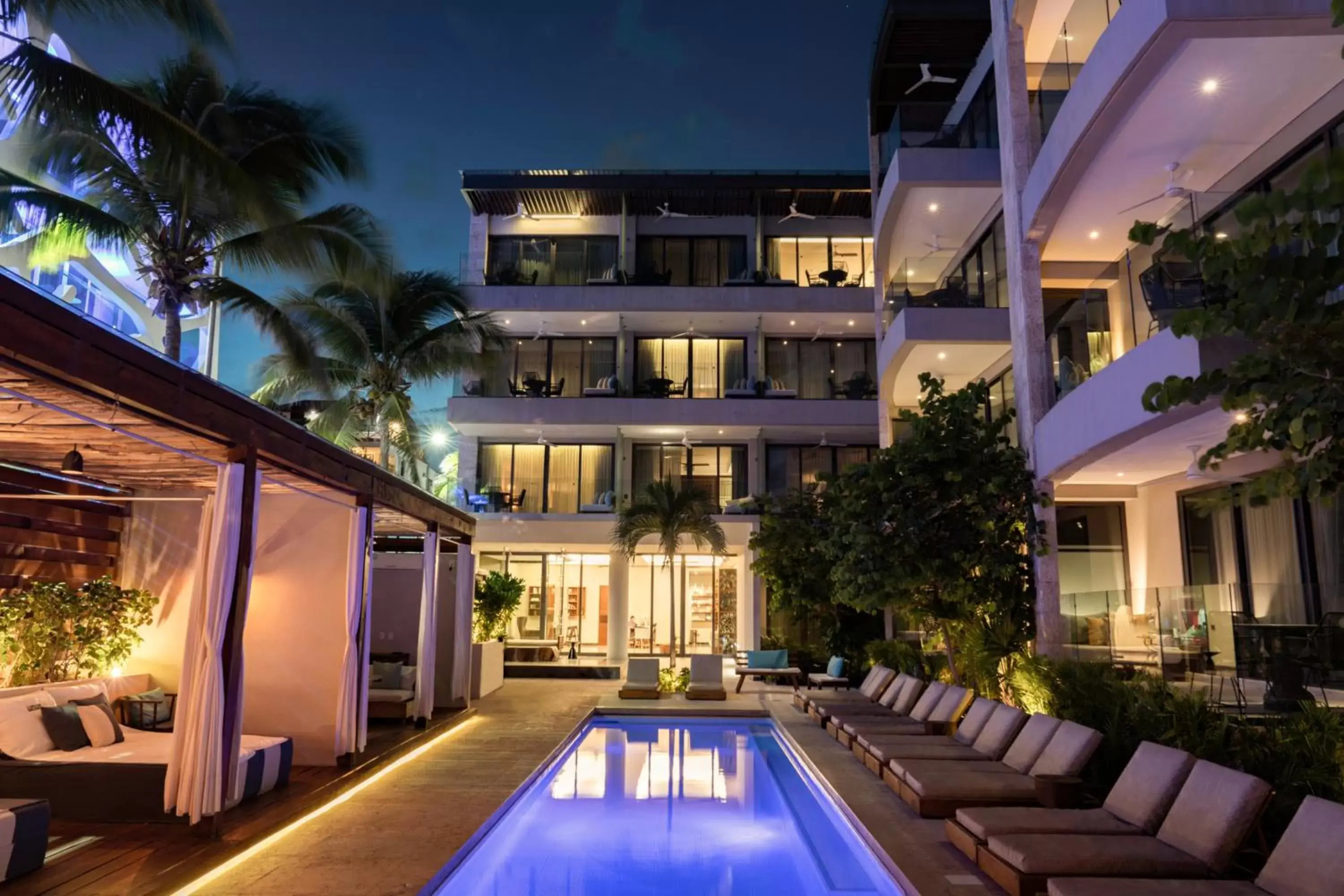 Property building in Thompson Playa del Carmen Beach House, part of Hyatt