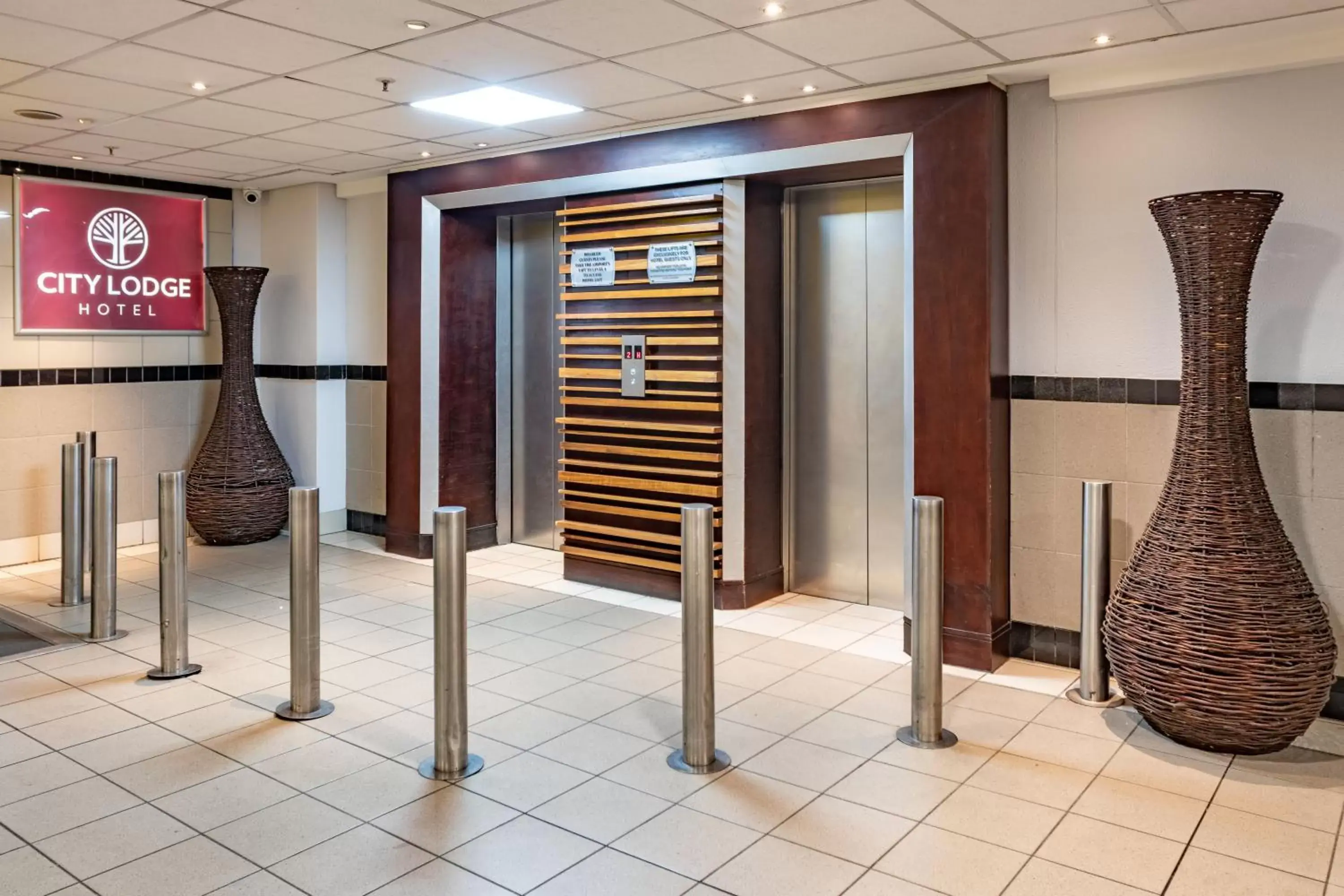 Facade/entrance in City Lodge Hotel at OR Tambo International Airport