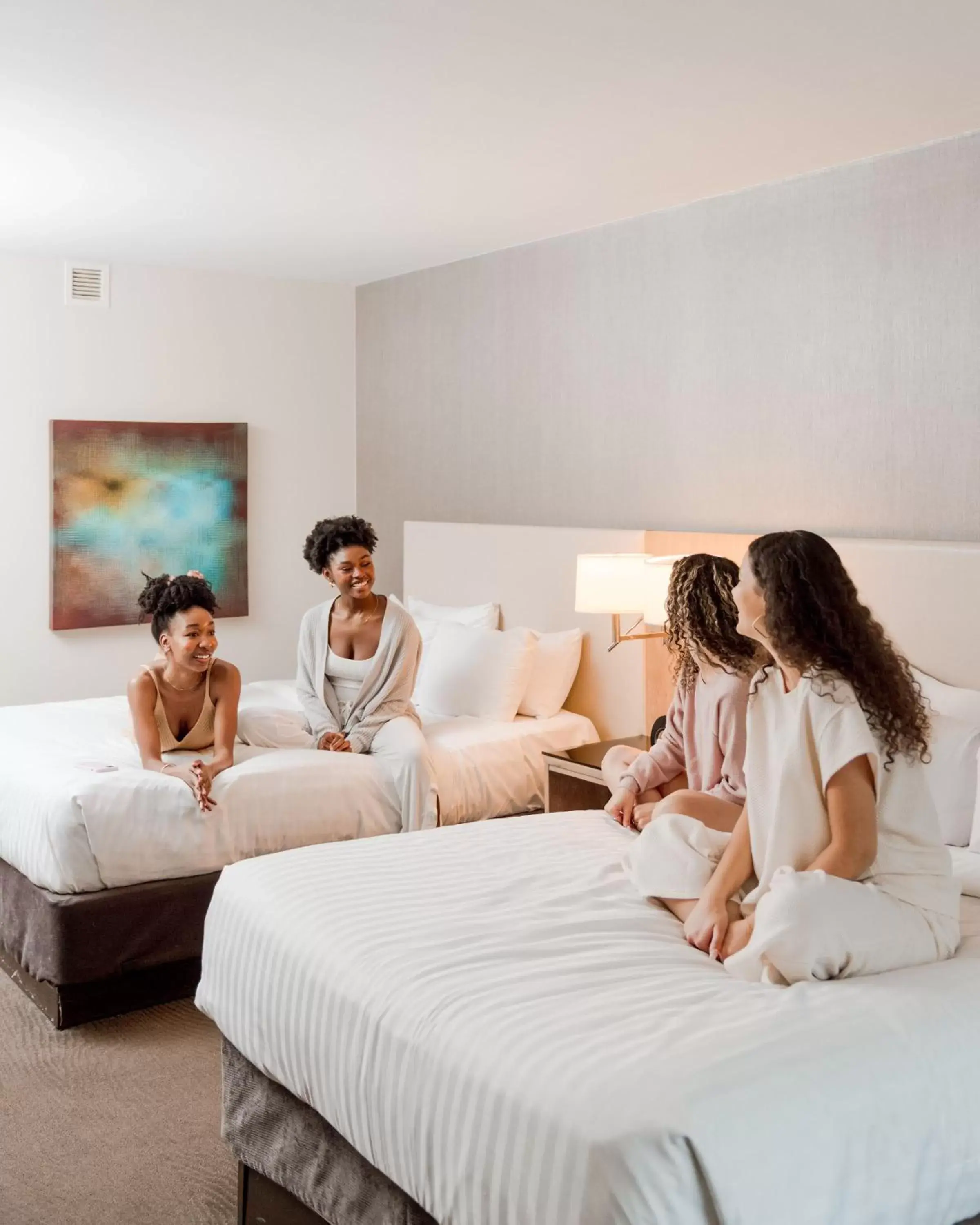 Bed, Family in Hyatt Centric Midtown Atlanta