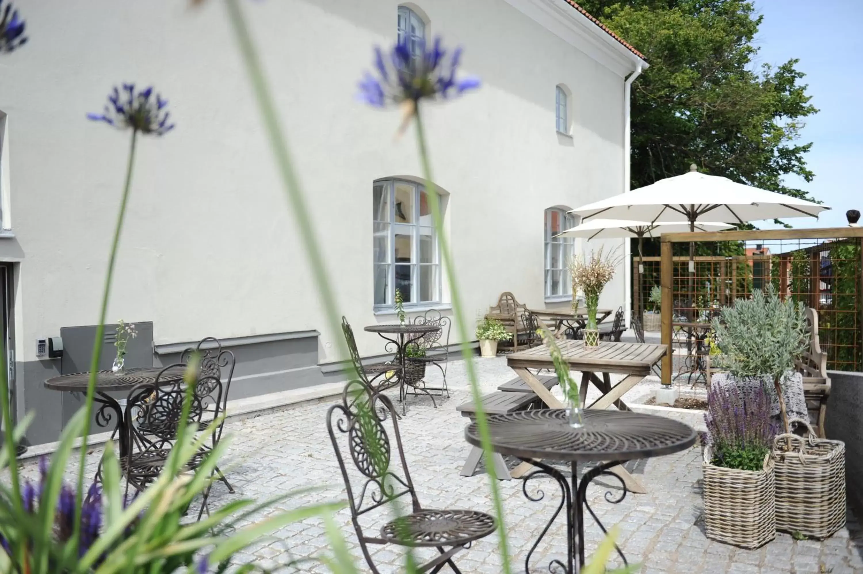 Balcony/Terrace in Hotell Slottsbacken