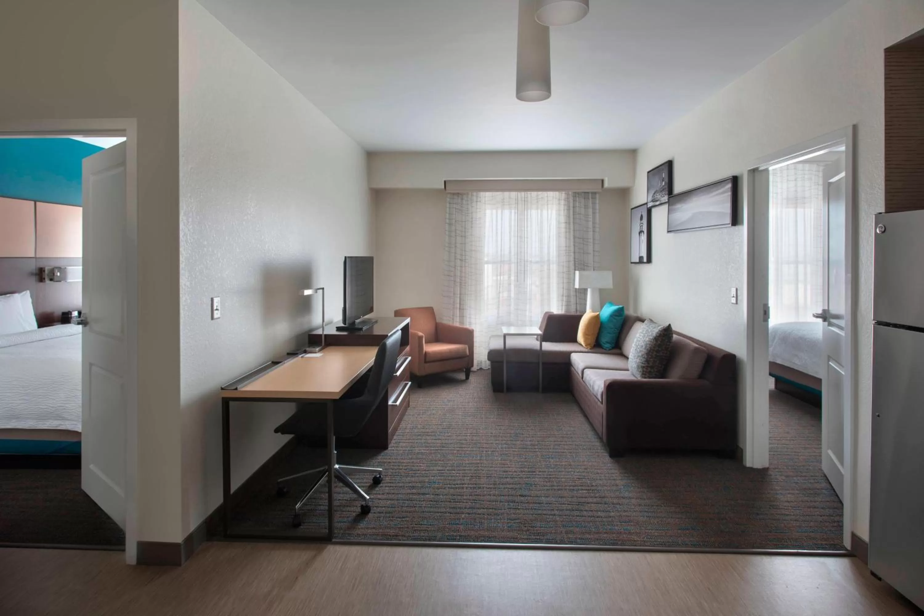 Living room, Bed in Residence Inn by Marriott New York Long Island East End