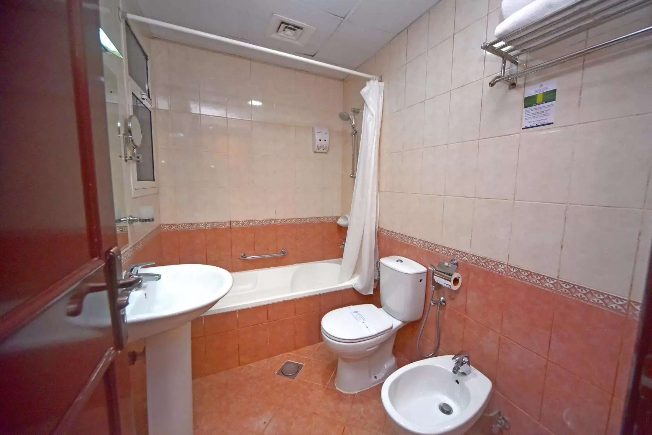 Bathroom in Emirates Stars Hotel Apartments Sharjah