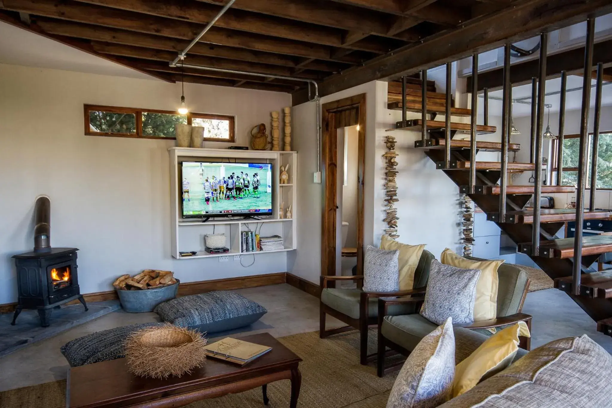 Seating Area in A Hilltop Country Retreat