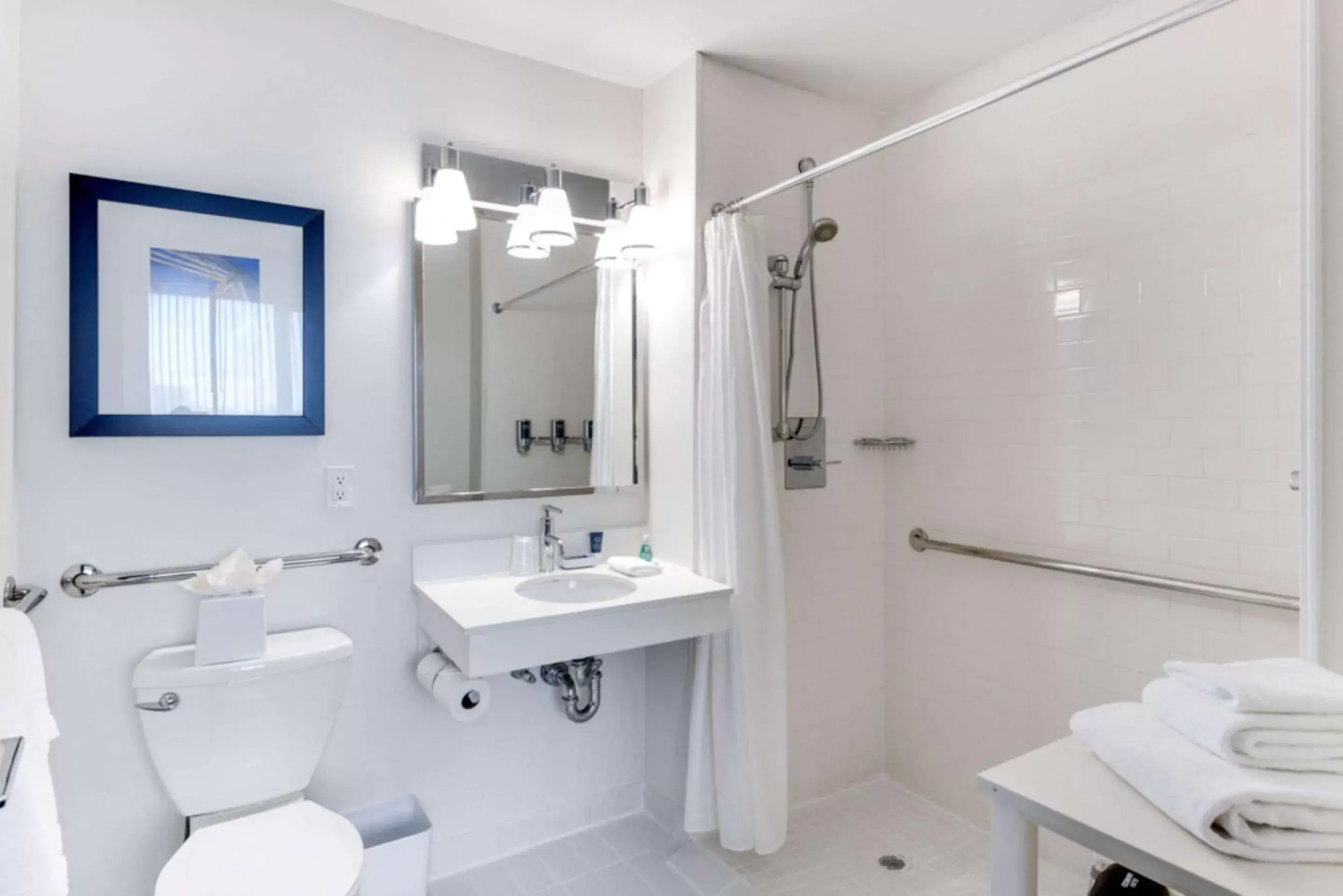 Shower, Bathroom in Vista LIC Hotel, Premier Collection by Best Western