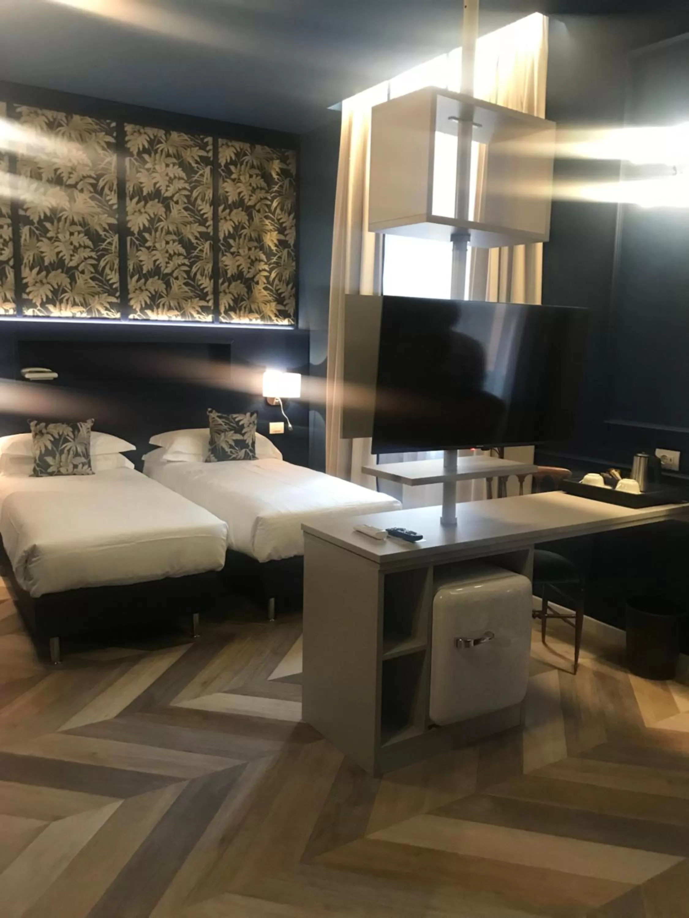 Bed in Hotel Monte Rosa