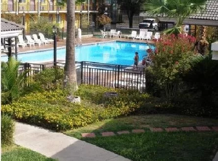 Swimming pool in Americas Best Value Inn Laredo