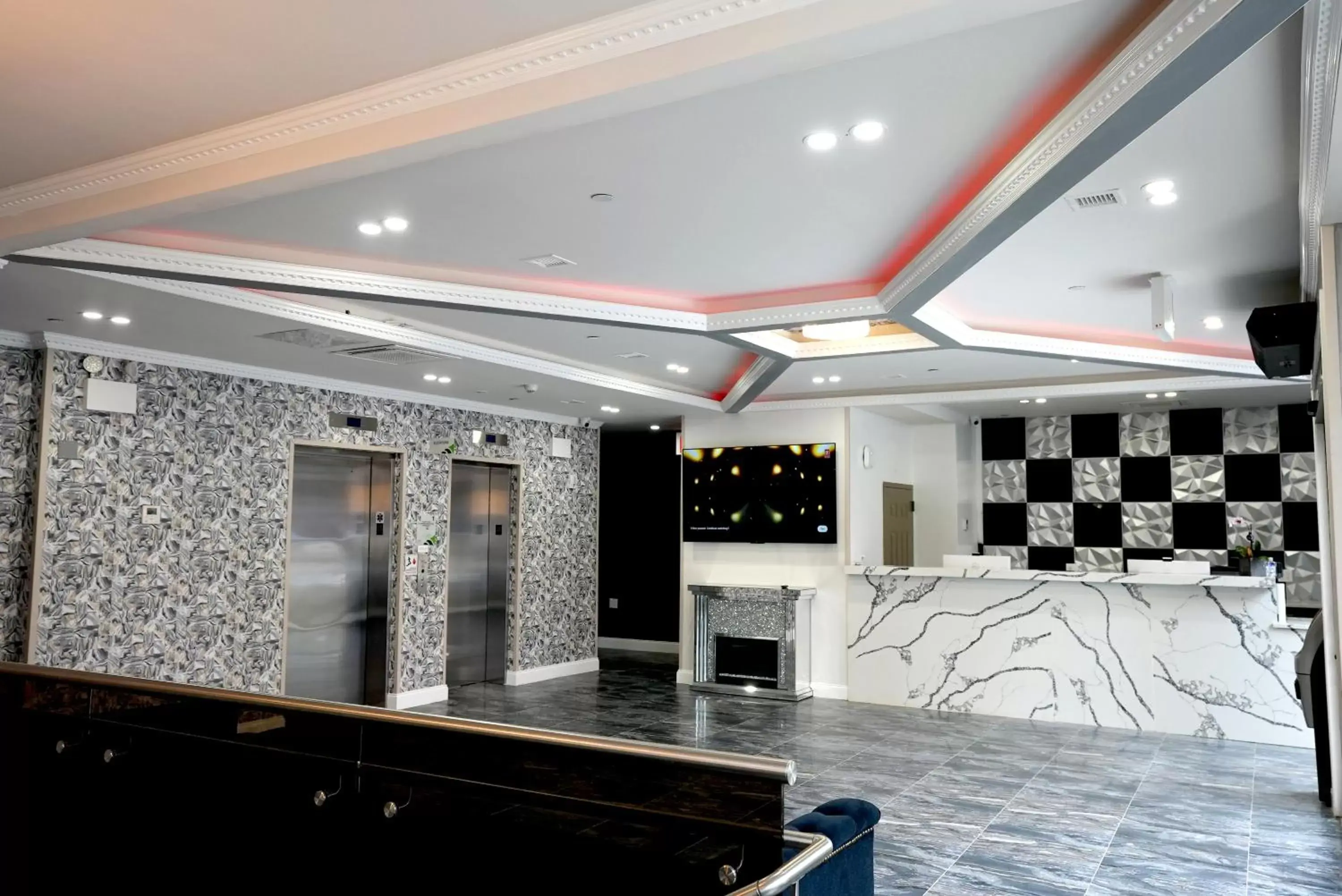 Lobby or reception, Lobby/Reception in Hotel Liberty Inn & Suites-JFK Airport- La Guardia Airport