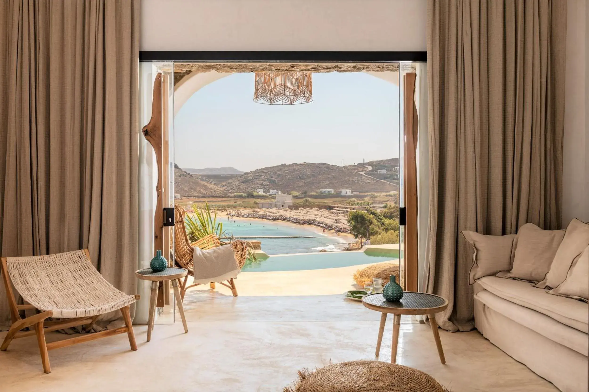 Master Suite with Private Heated Pool and Sea View in Panormos Village Hotel Master Suite with Private Heated Pool and Sea View in Panormos Village Hotel