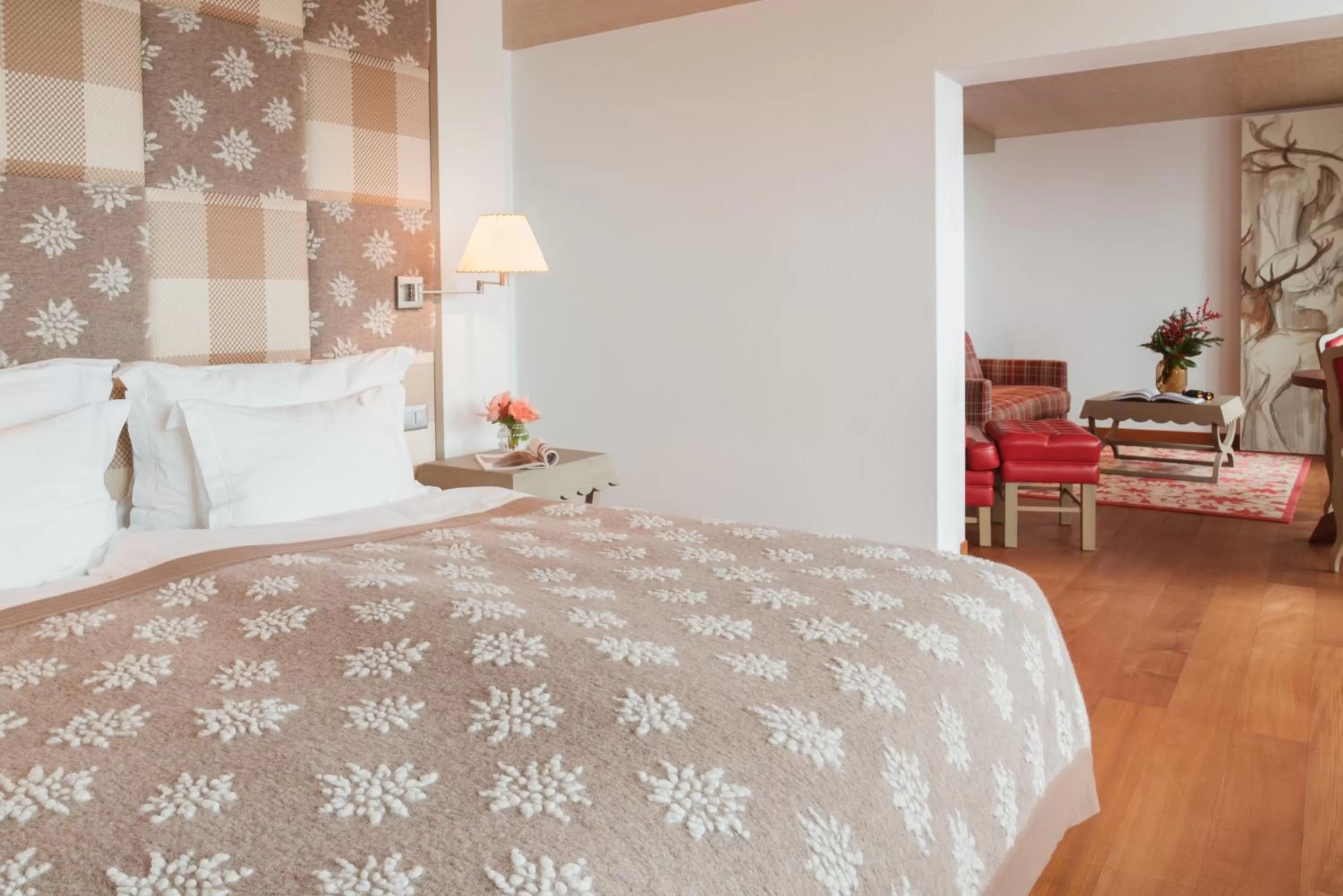 Bedroom, Bed in Tschuggen Grand Hotel - The Leading Hotels of the World