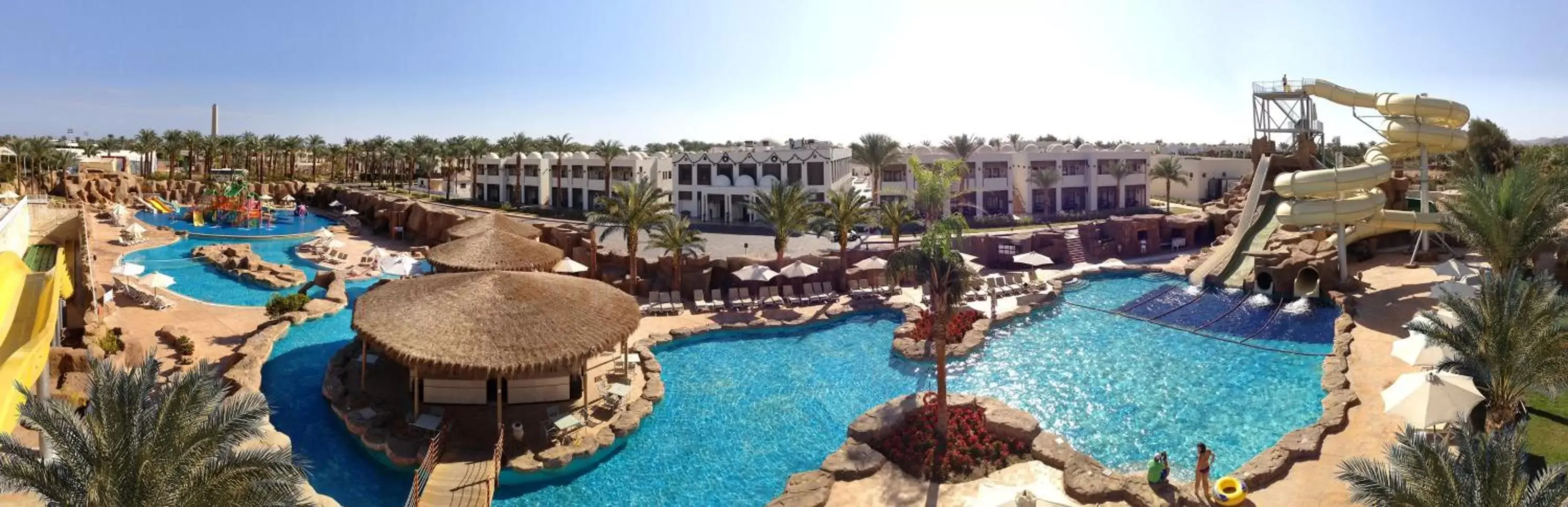 Swimming pool, Pool View in Reef Oasis Beach Aqua Park Resort