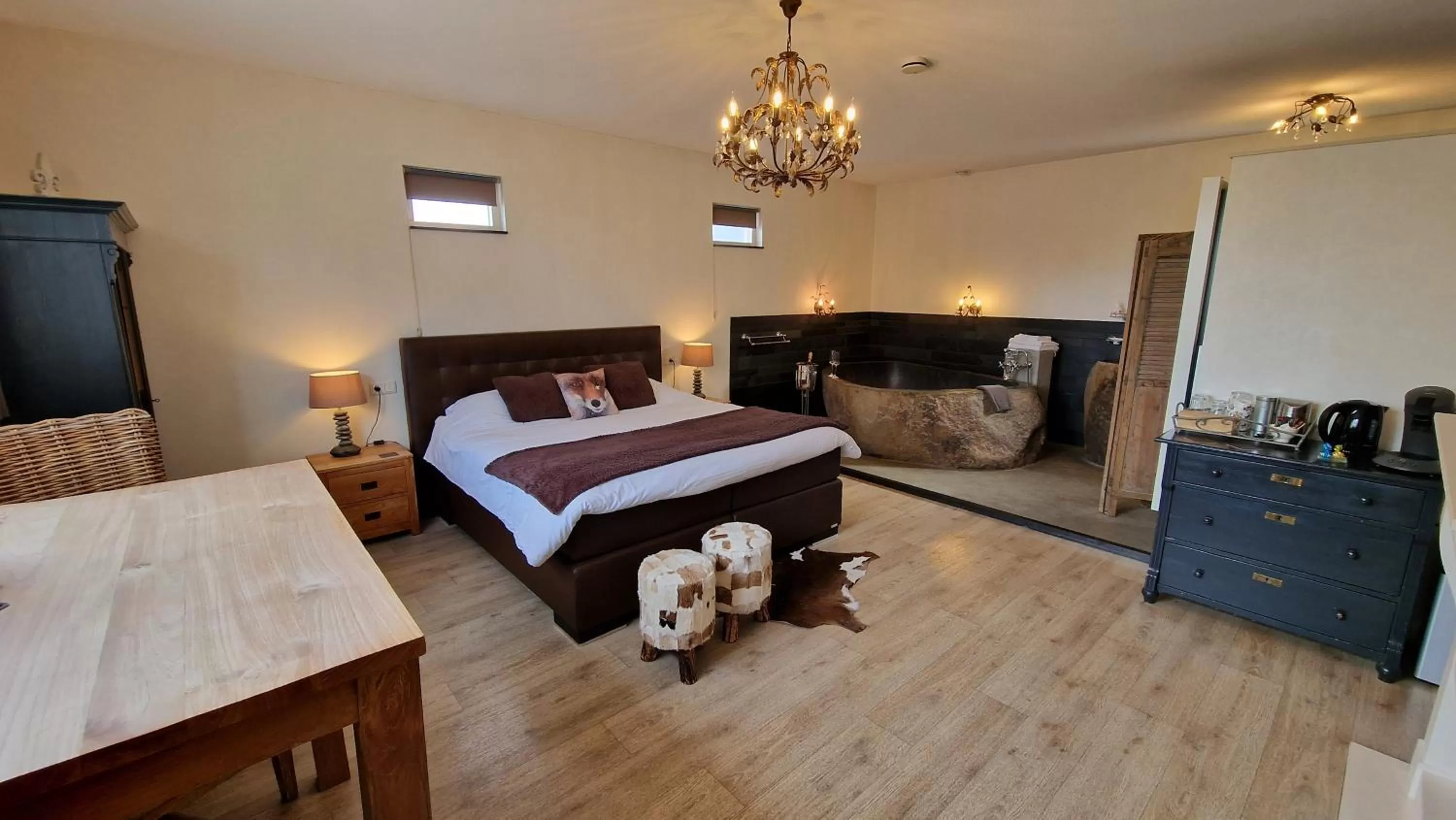 Bed in B&B De Droomhoeve