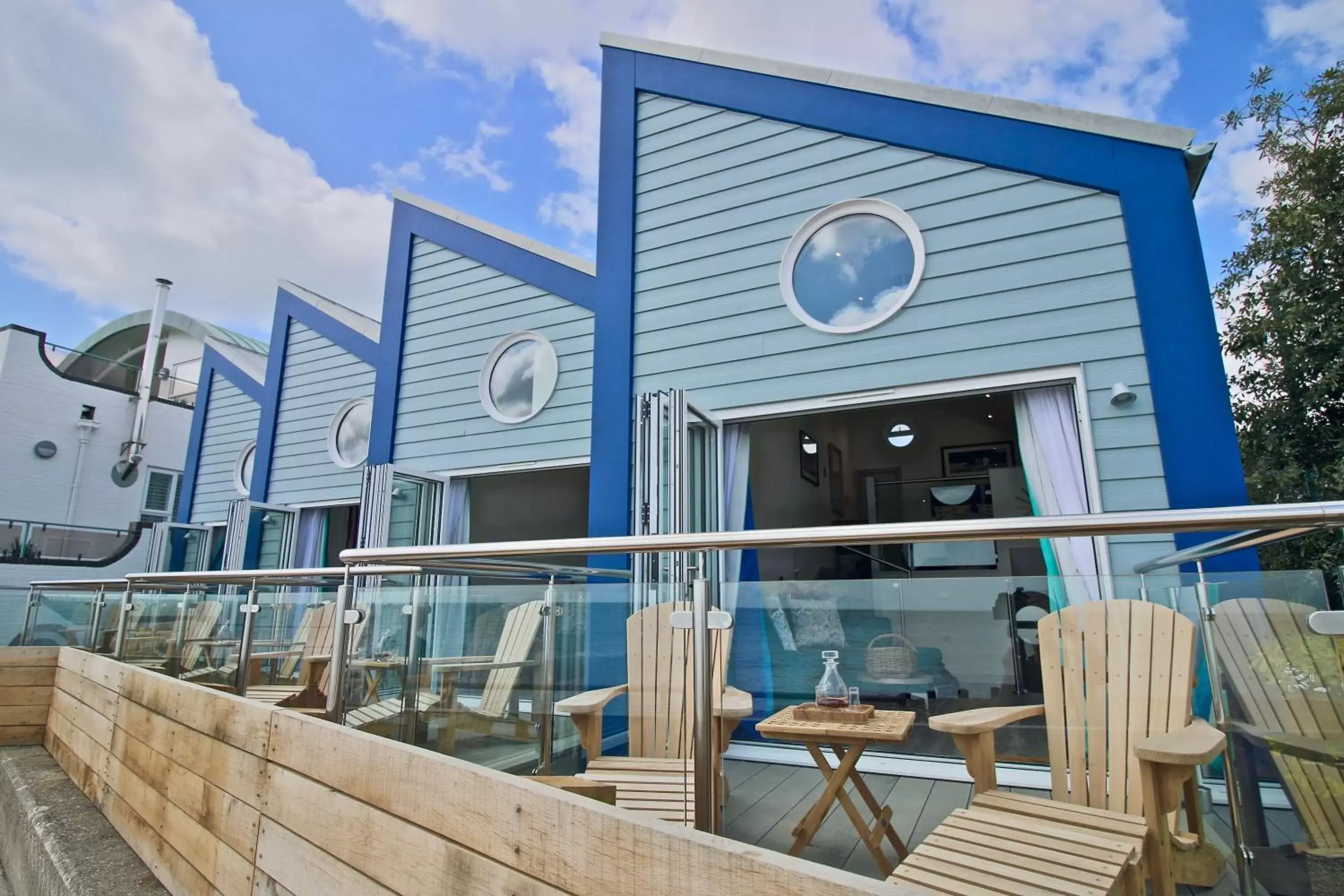 Patio in Beach Hut Suites