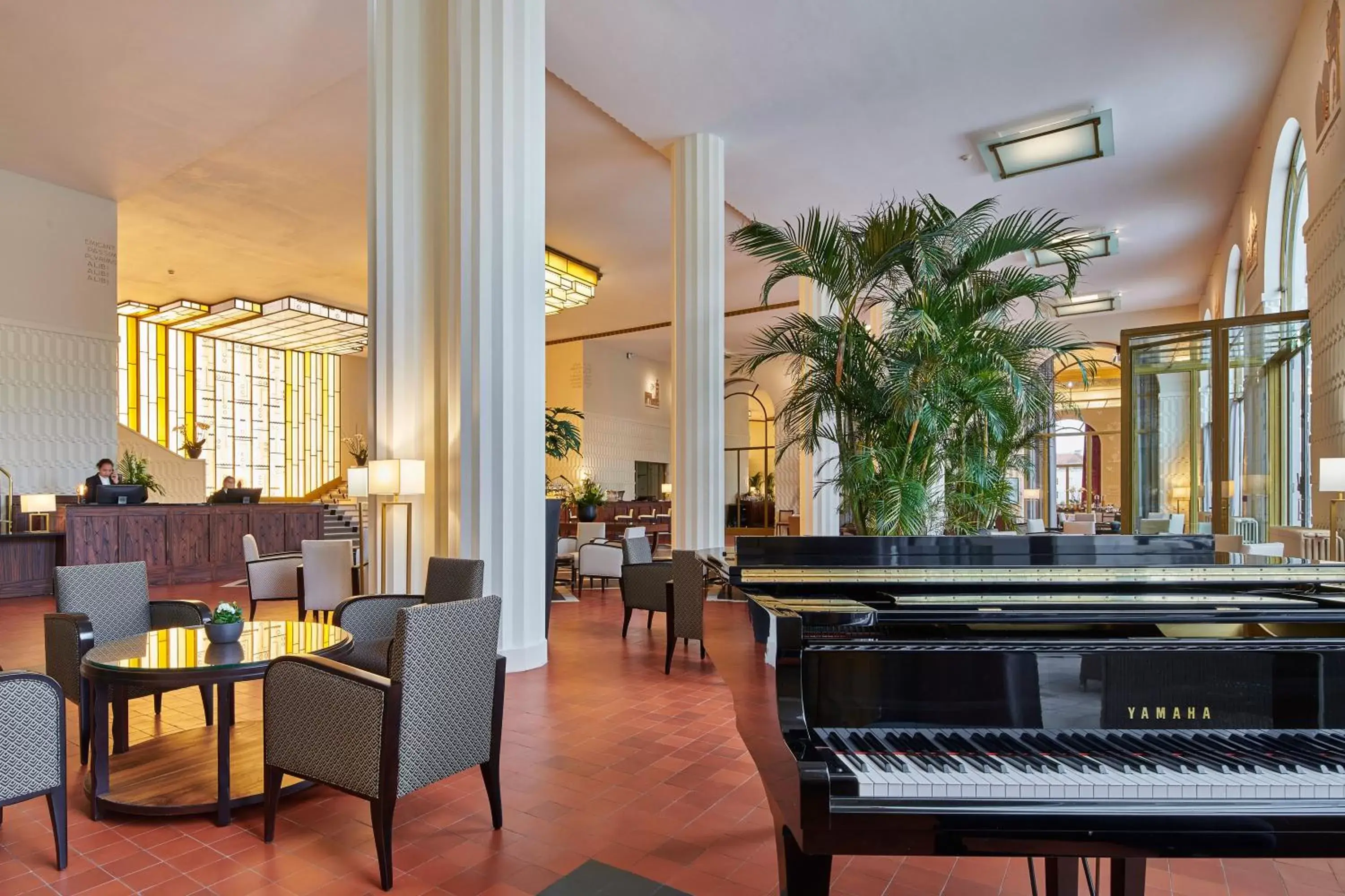 Lobby or reception, Restaurant/Places to Eat in Hotel & Spa Vacances Bleues Le Splendid