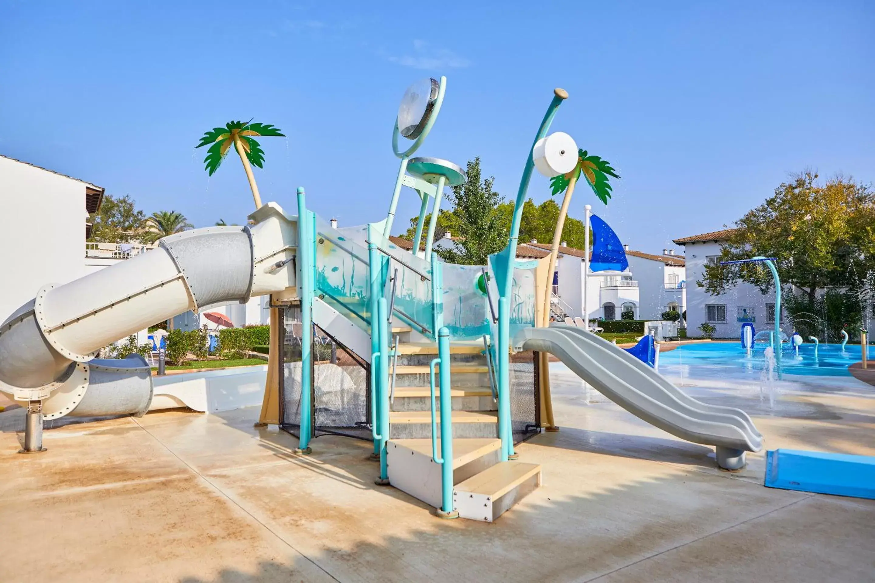 Children play ground, Water Park in Seaclub Mediterranean Resort