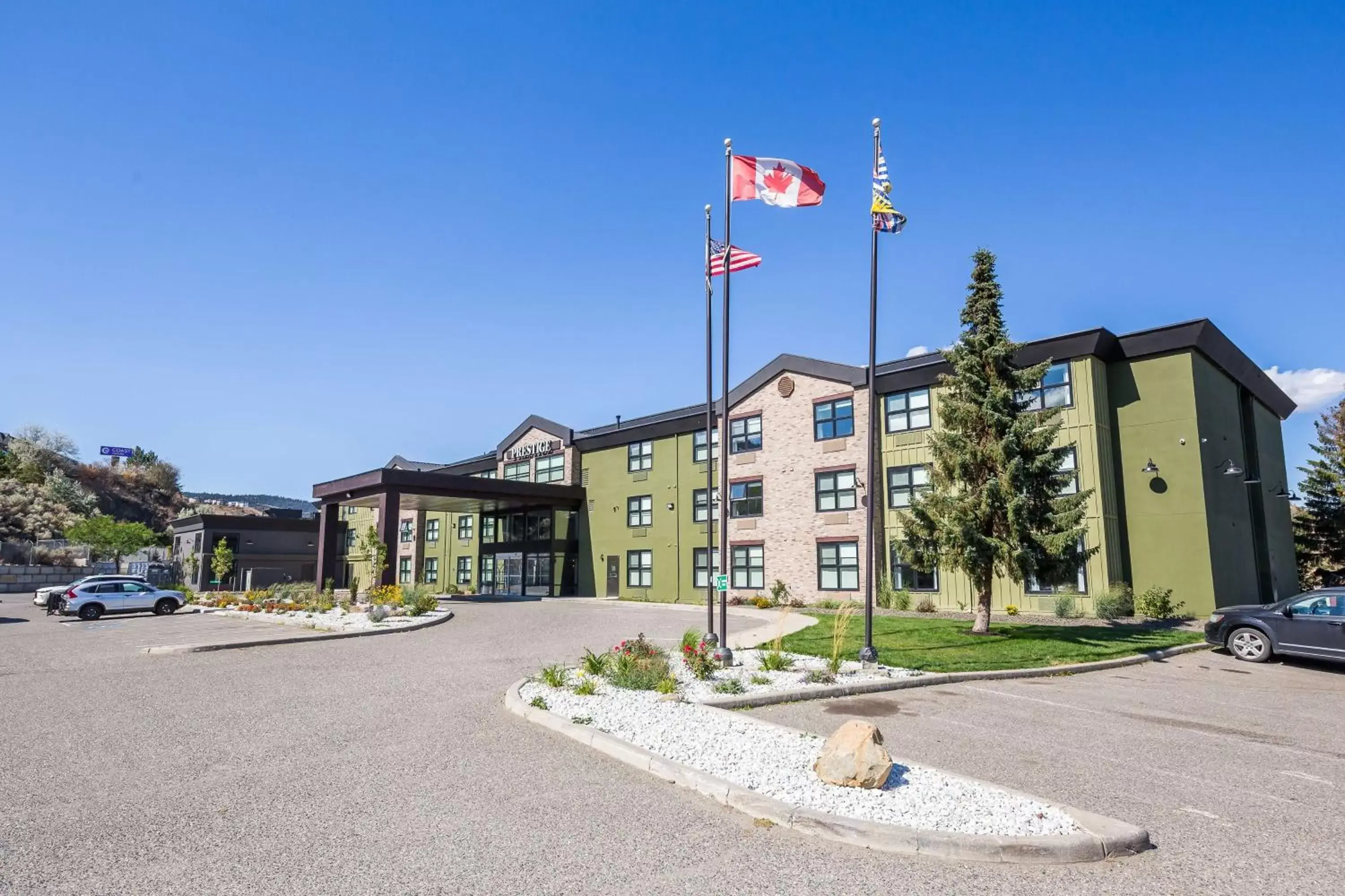 Property Building in Prestige Kamloops Hotel