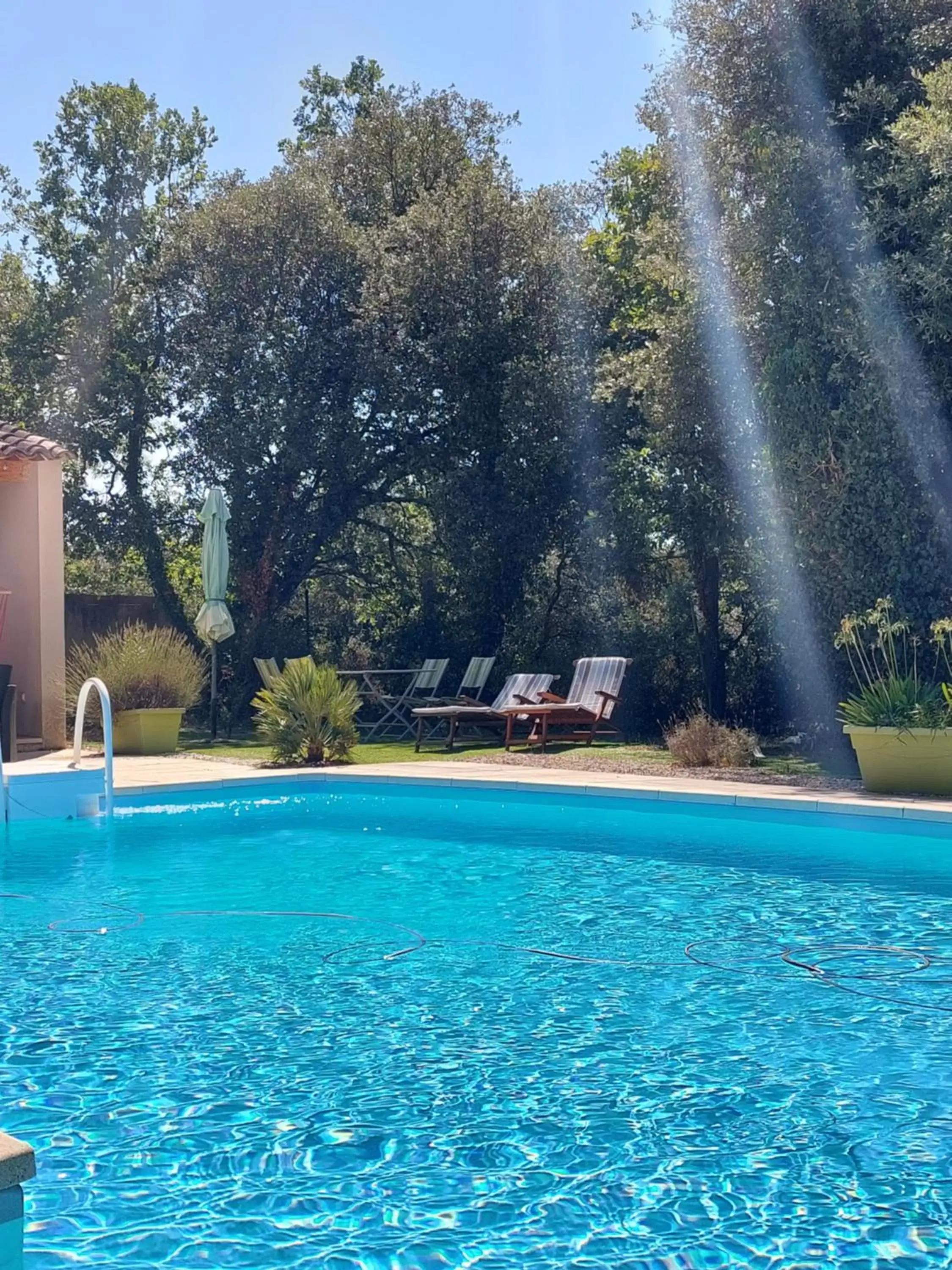 Swimming Pool in Maison d'Hôtes & Spa La Chêneraie-Provence Ventoux