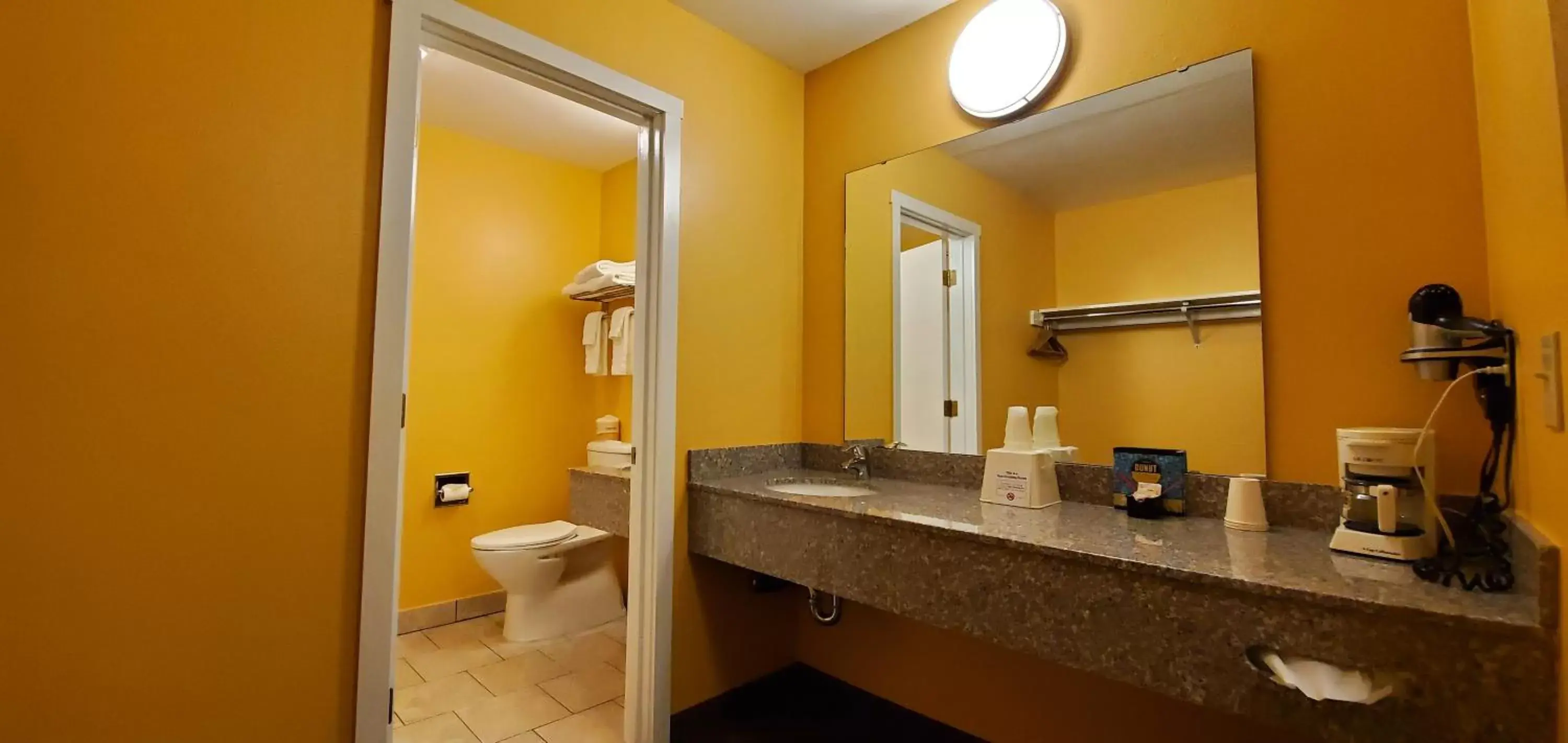 Toilet in Olympic View Inn Toilet in Olympic View Inn