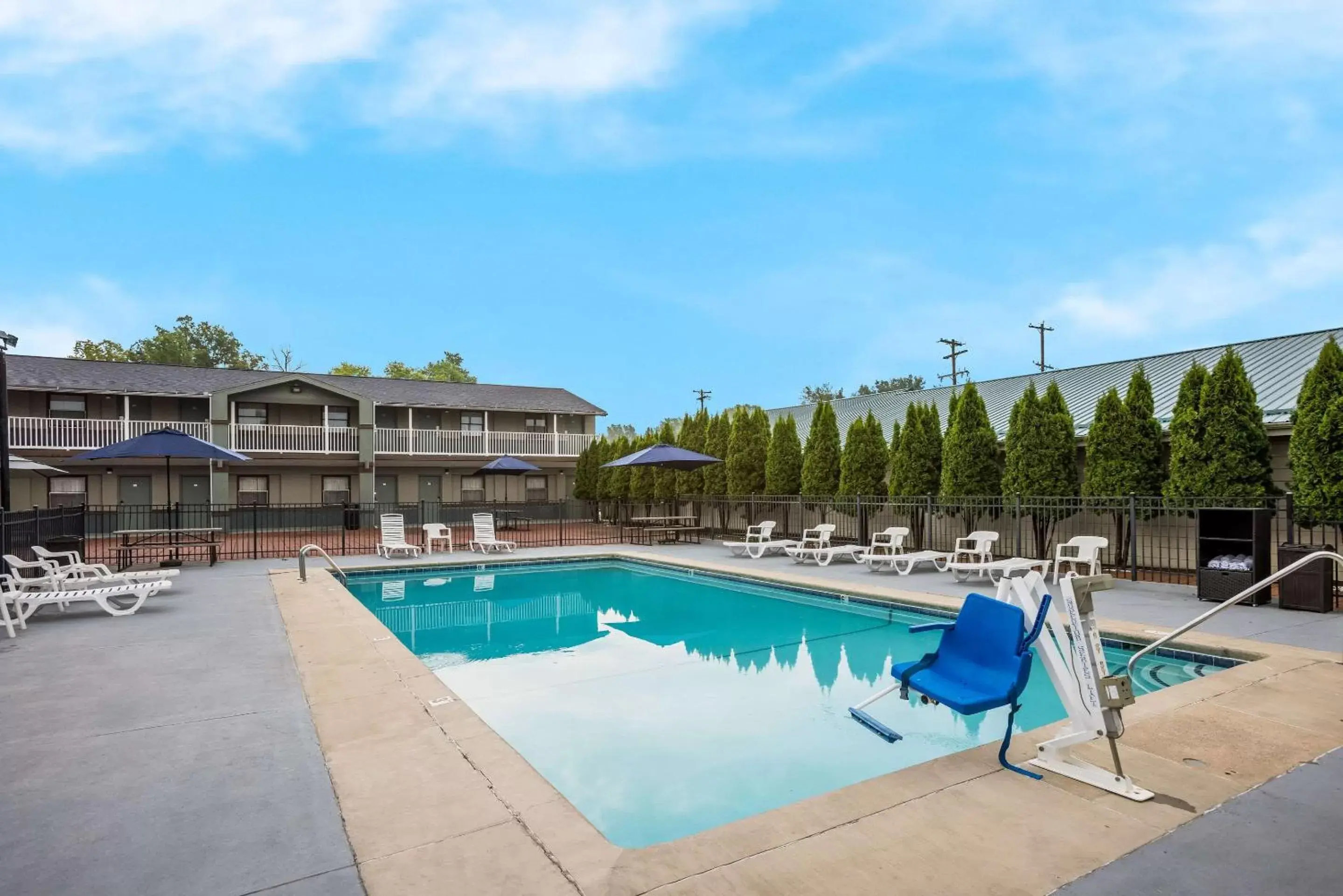 Swimming Pool in Quality Inn & Suites Big Rapids