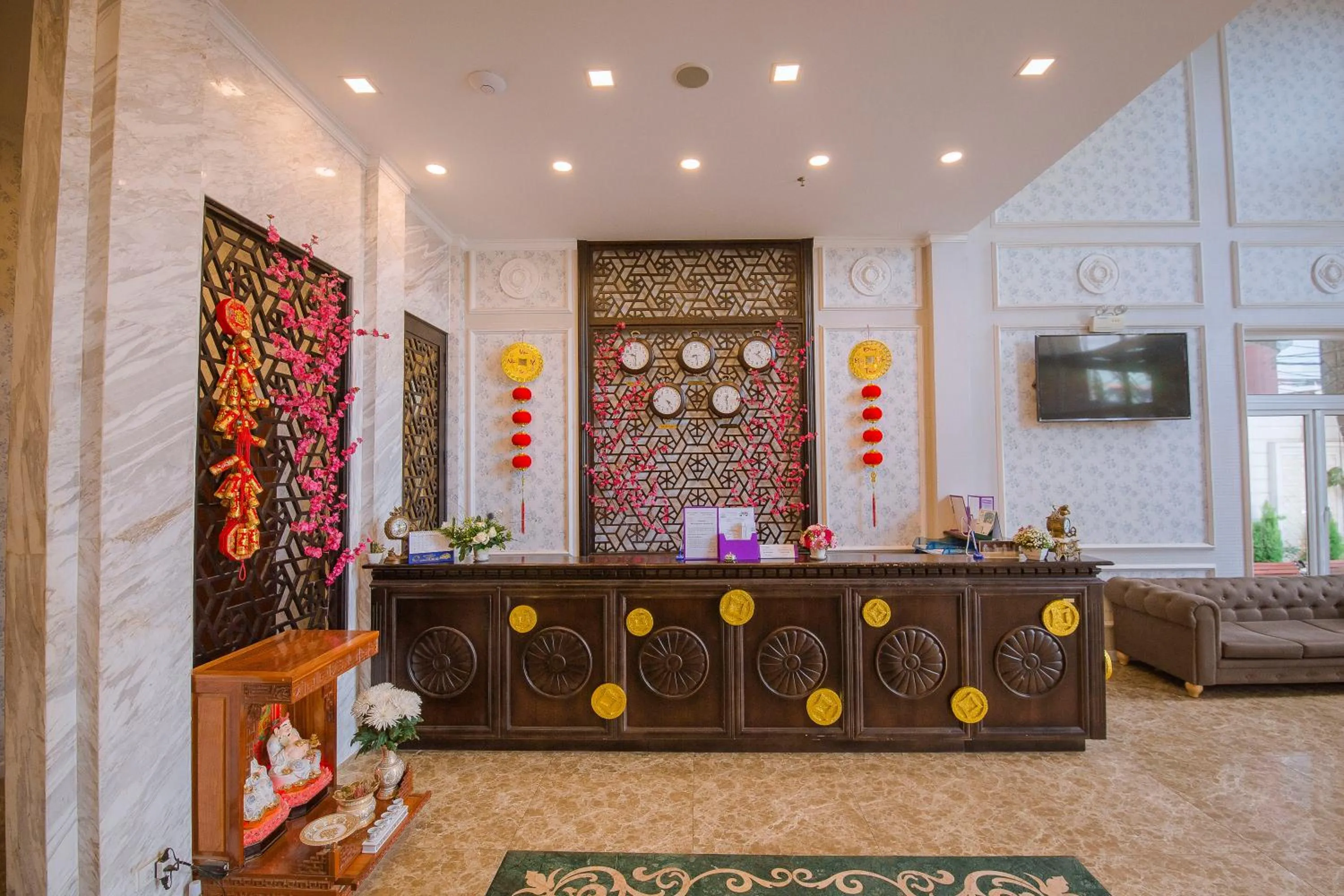 Lobby or reception in Hotel Du Lys