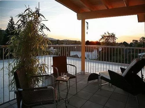 Balcony/Terrace in Das smarte Hotel garni