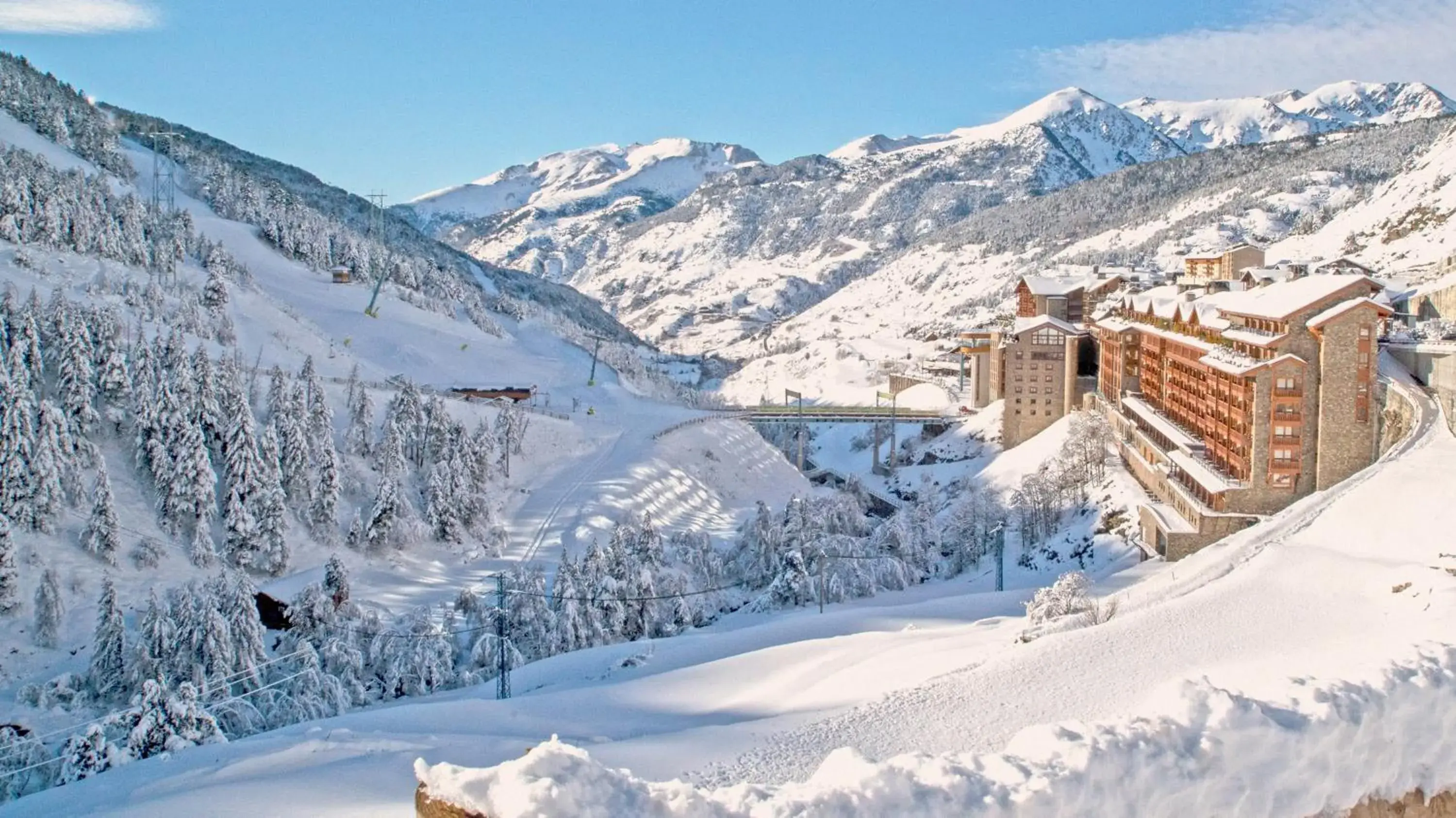 Natural landscape, Winter in Sport Hotel Hermitage & Spa