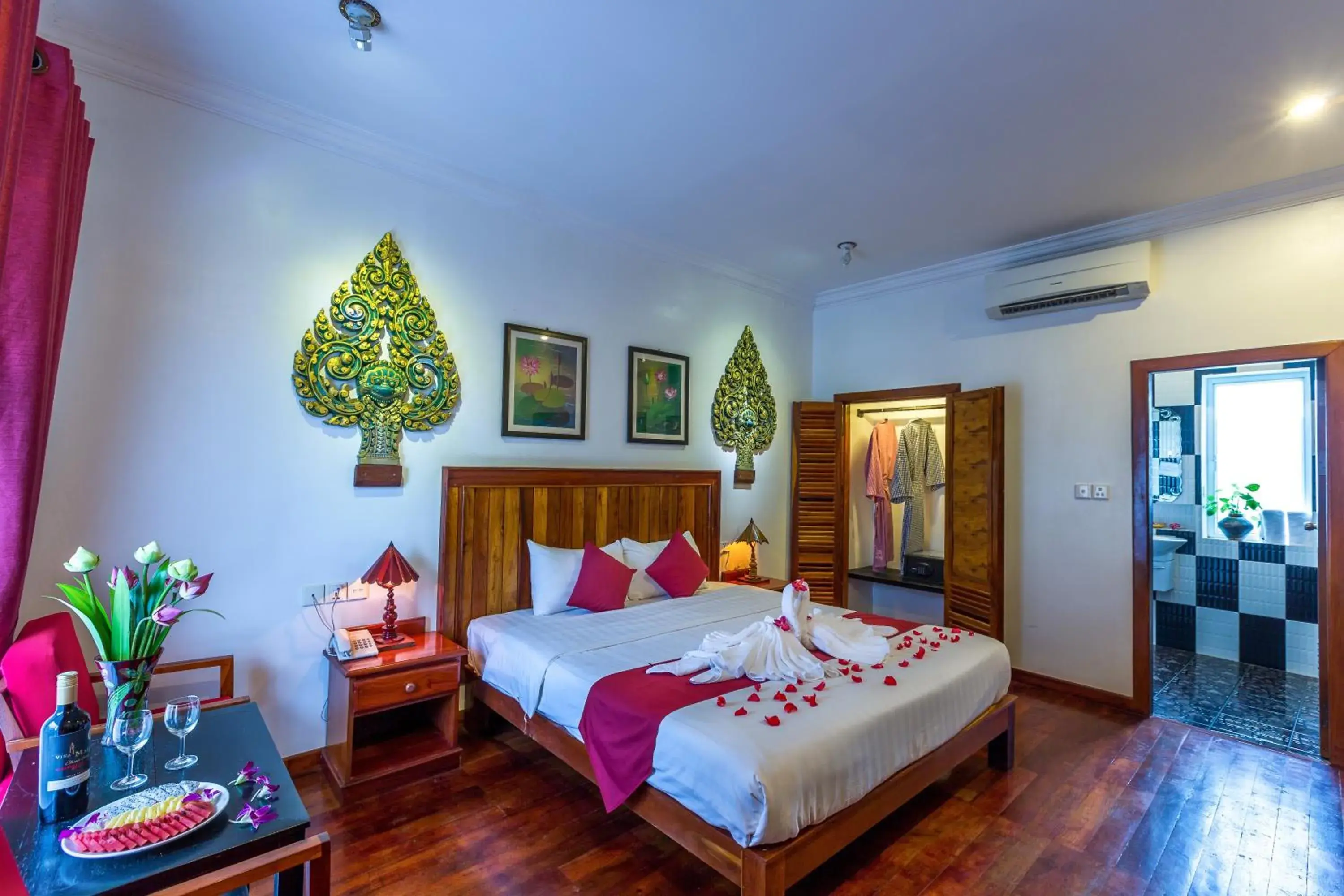 Bedroom, Bed in Asanak D'Angkor Boutique Hotel