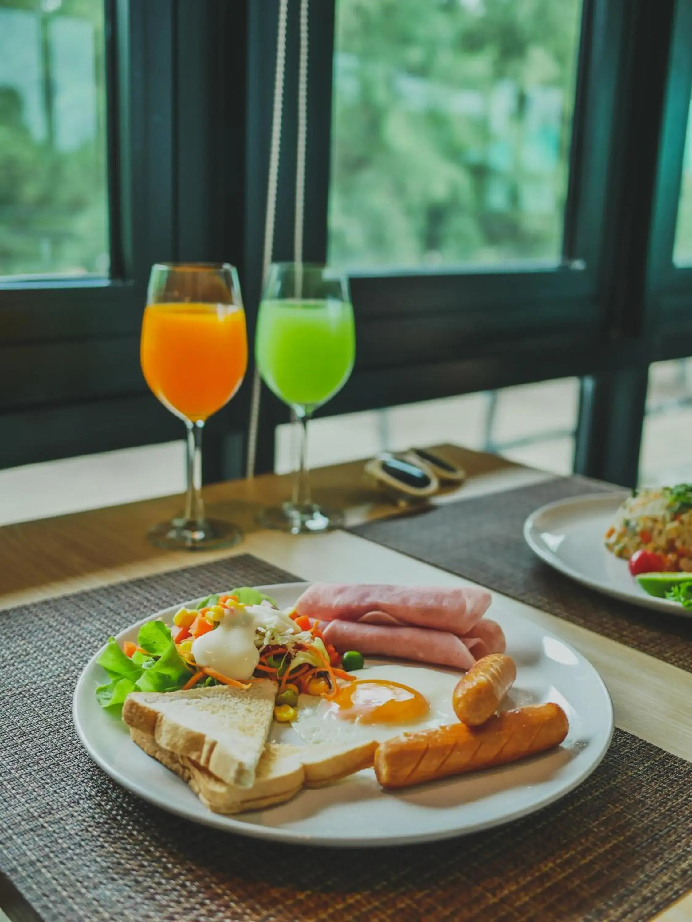 Buffet breakfast in Sun Marina Cha-Am Buffet breakfast in Sun Marina Cha-Am