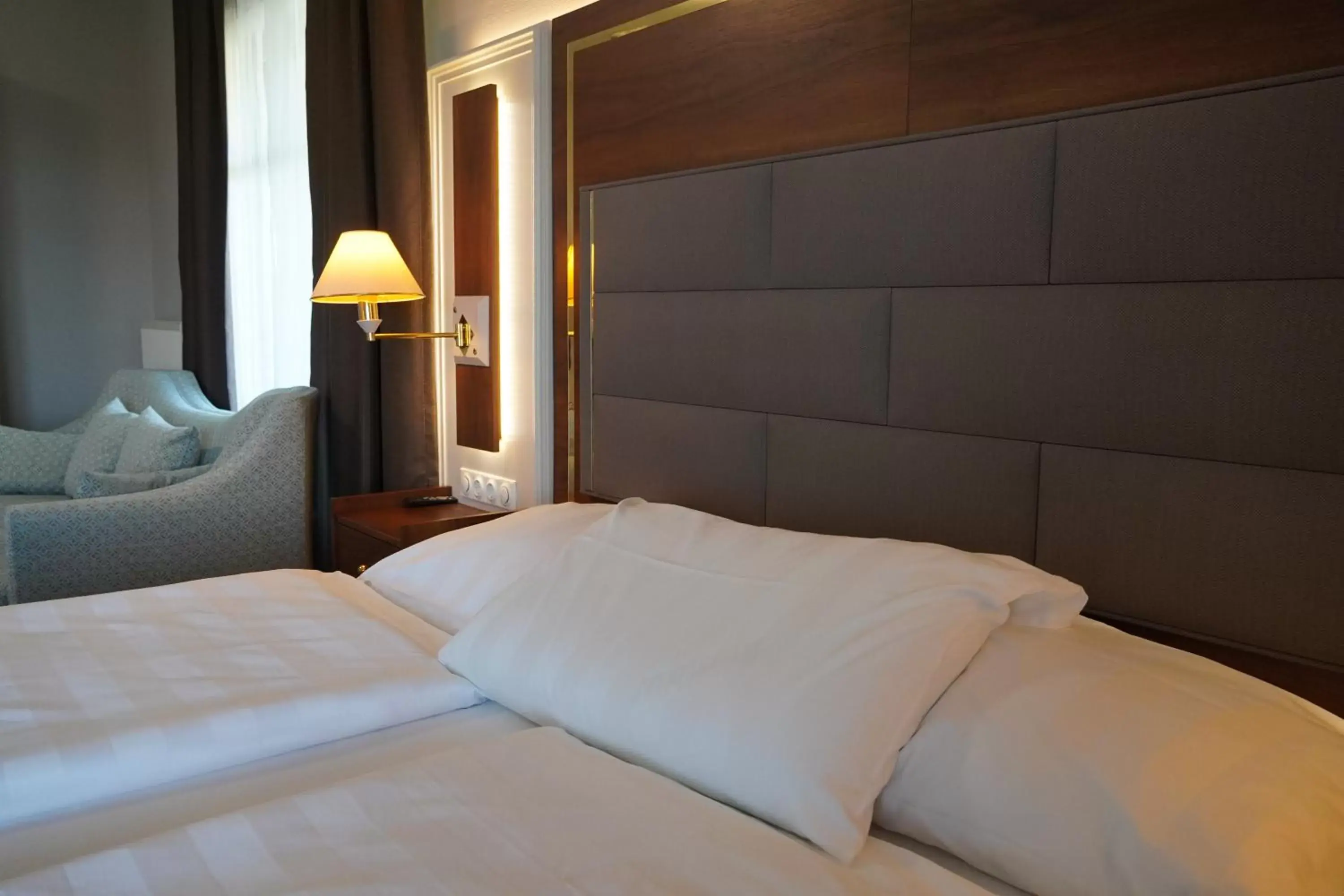 Bed in City Hotel Frankfurt Bad Vilbel