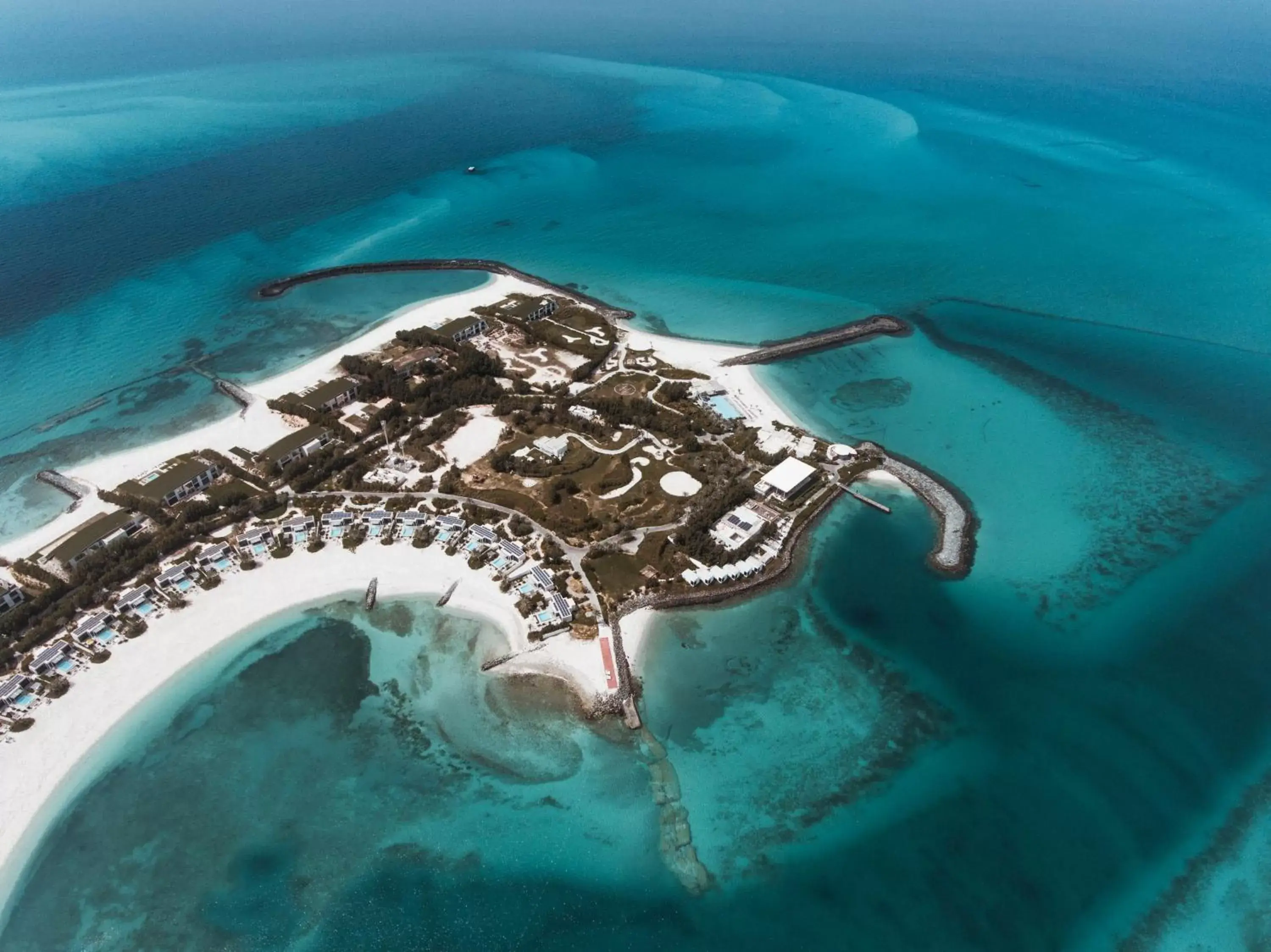 Natural landscape, Bird's-eye View in Nurai Island, Saadiyat