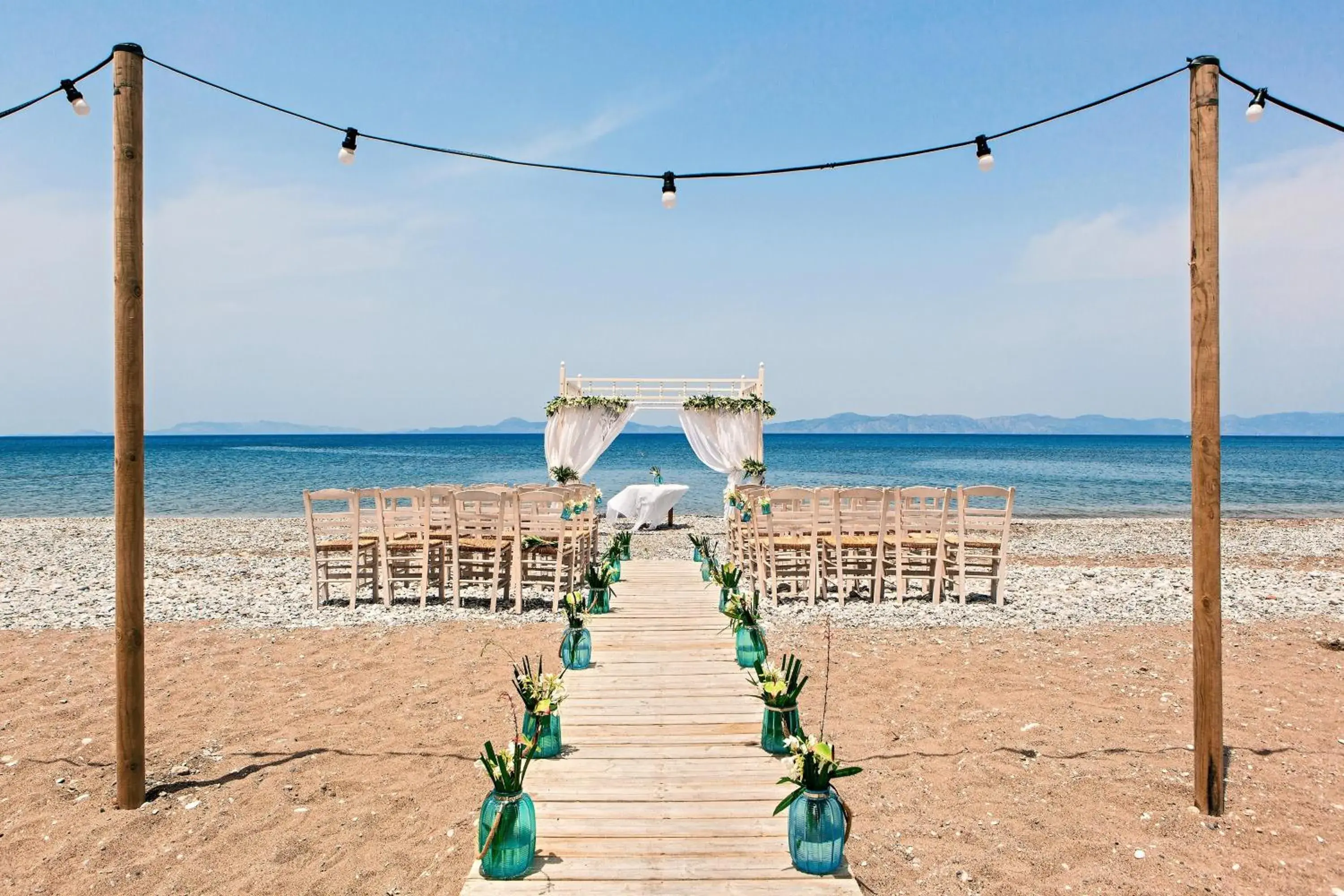 Beach in Sheraton Rhodes Resort