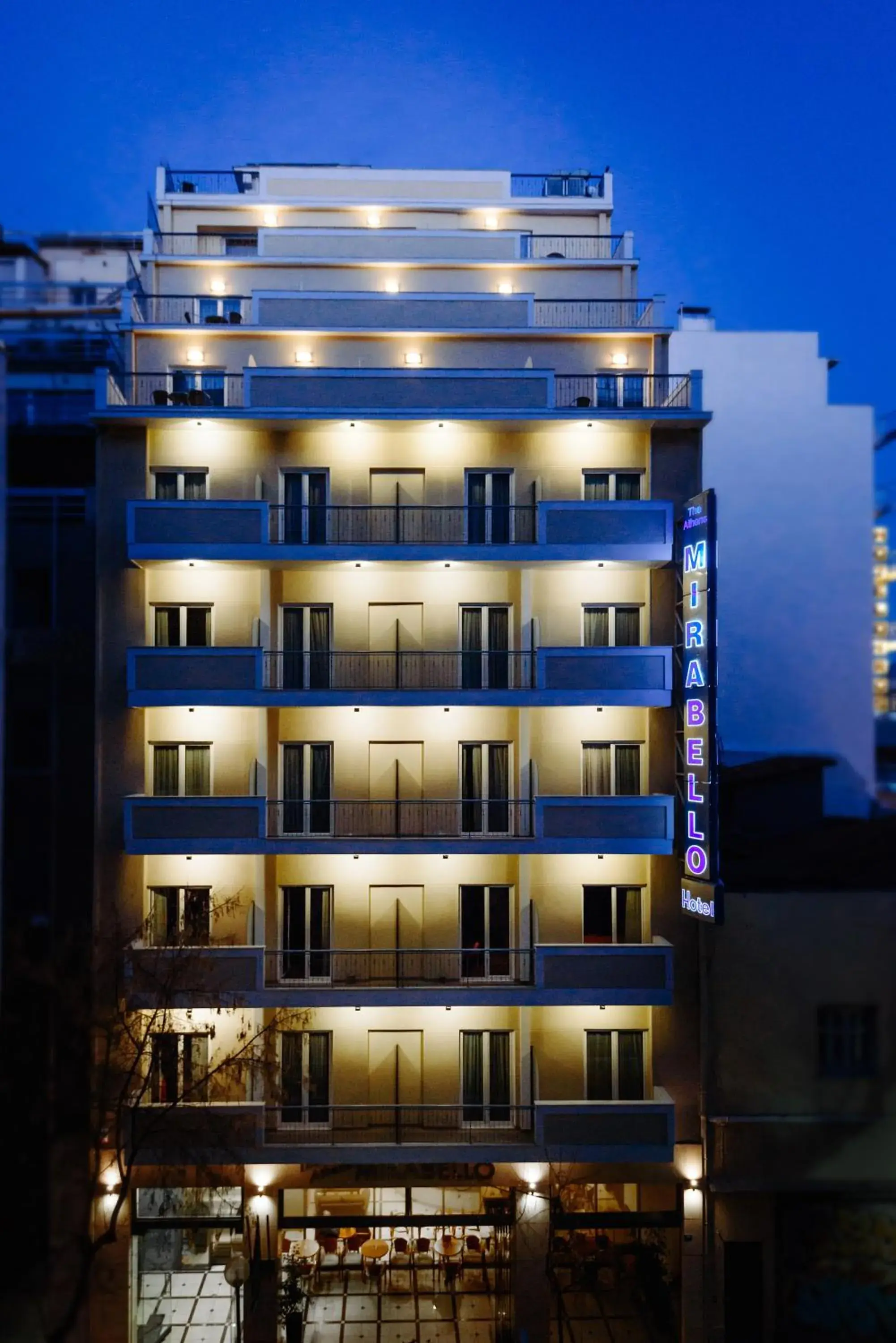 Facade/entrance in Athens Mirabello Facade/entrance in Athens Mirabello