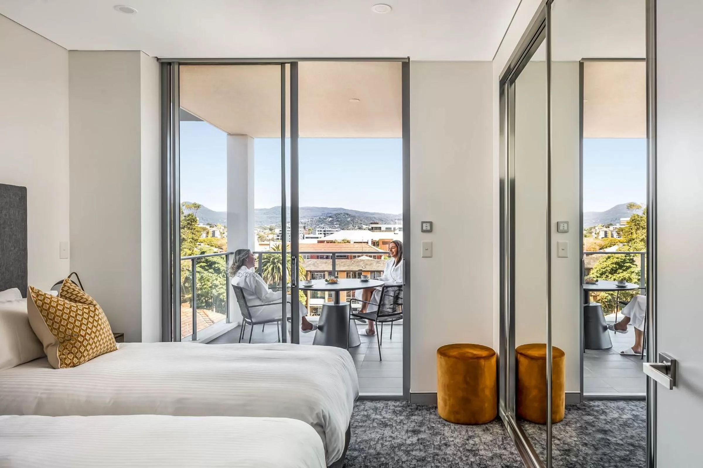 Bed in Argo Apartments